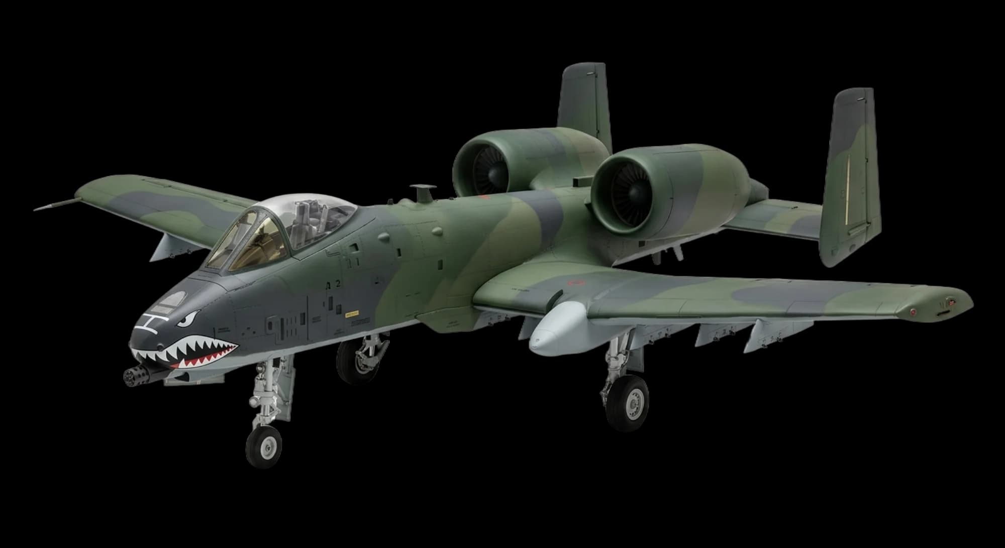 1972 Republic Aviation A-10 Thunderbolt II - Front 3/4 - Attack aircraft