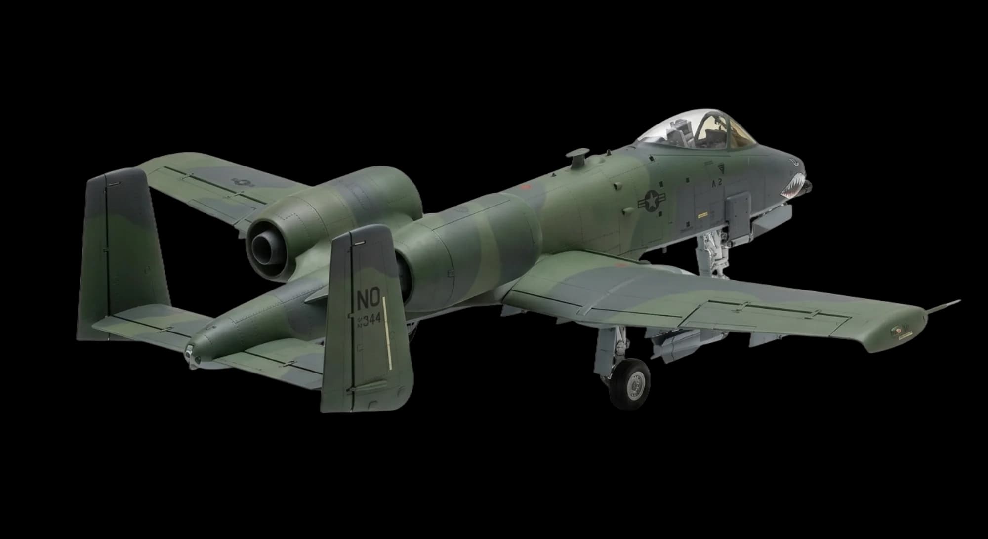 1972 Republic Aviation A-10 Thunderbolt II - Rear 3/4 - Attack aircraft