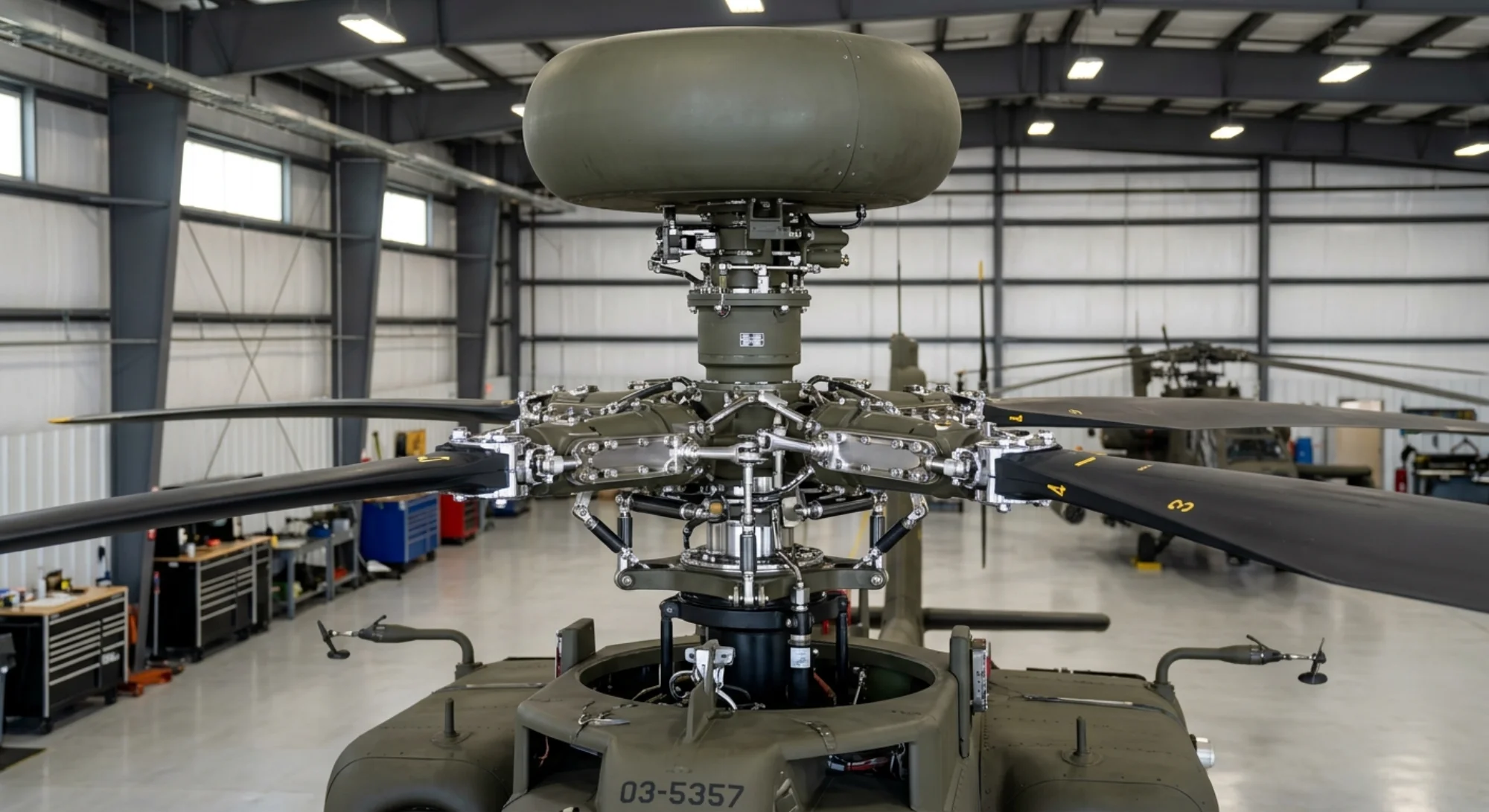 Boeing AH-64 Apache 1975 - Rotor Detail view