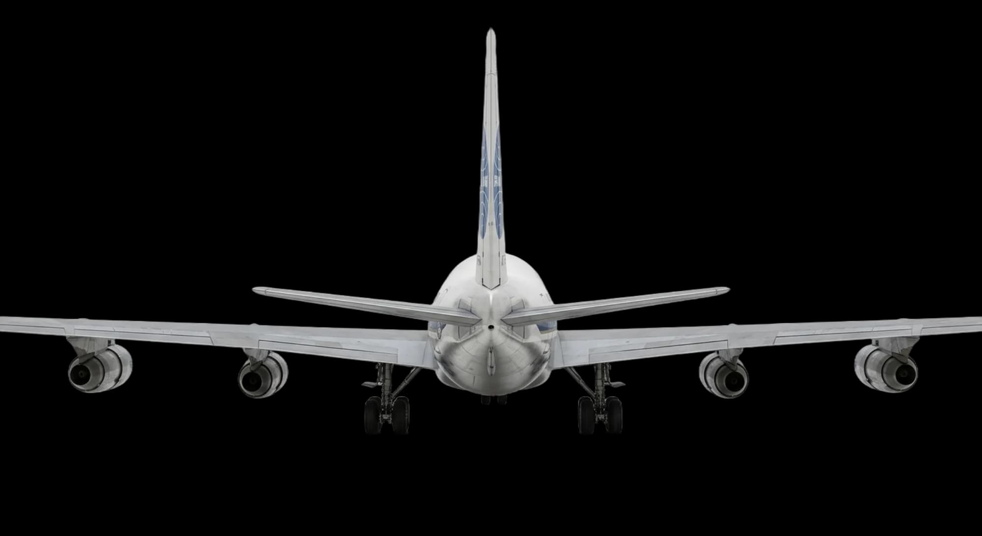 Boeing Boeing 707 1957 - Rear view