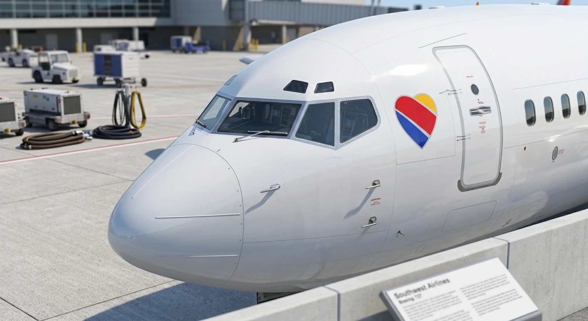 Boeing 737 1967 - Nose Detail view