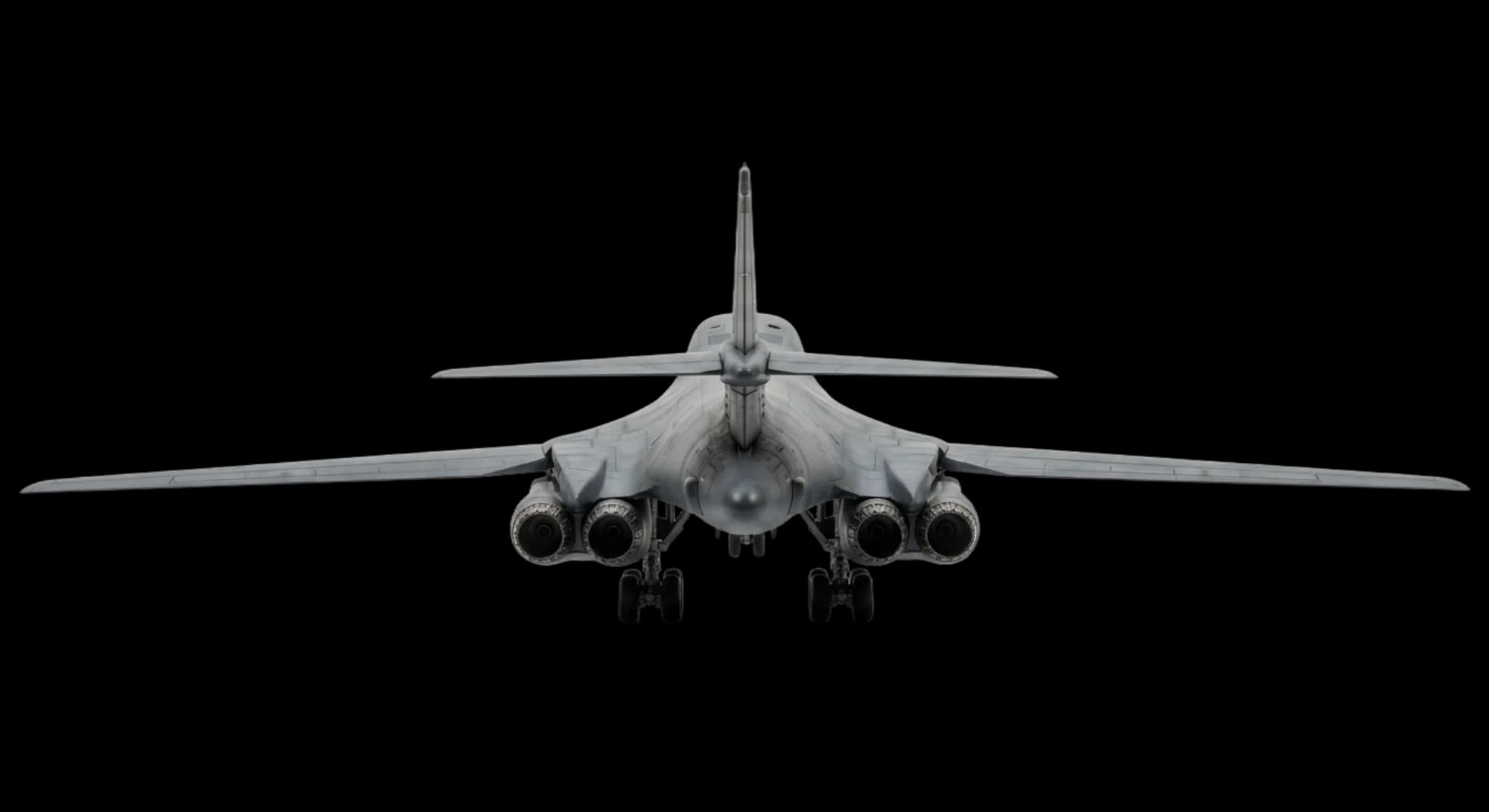 Rockwell International Rockwell B-1B Lancer 1983 - Rear view