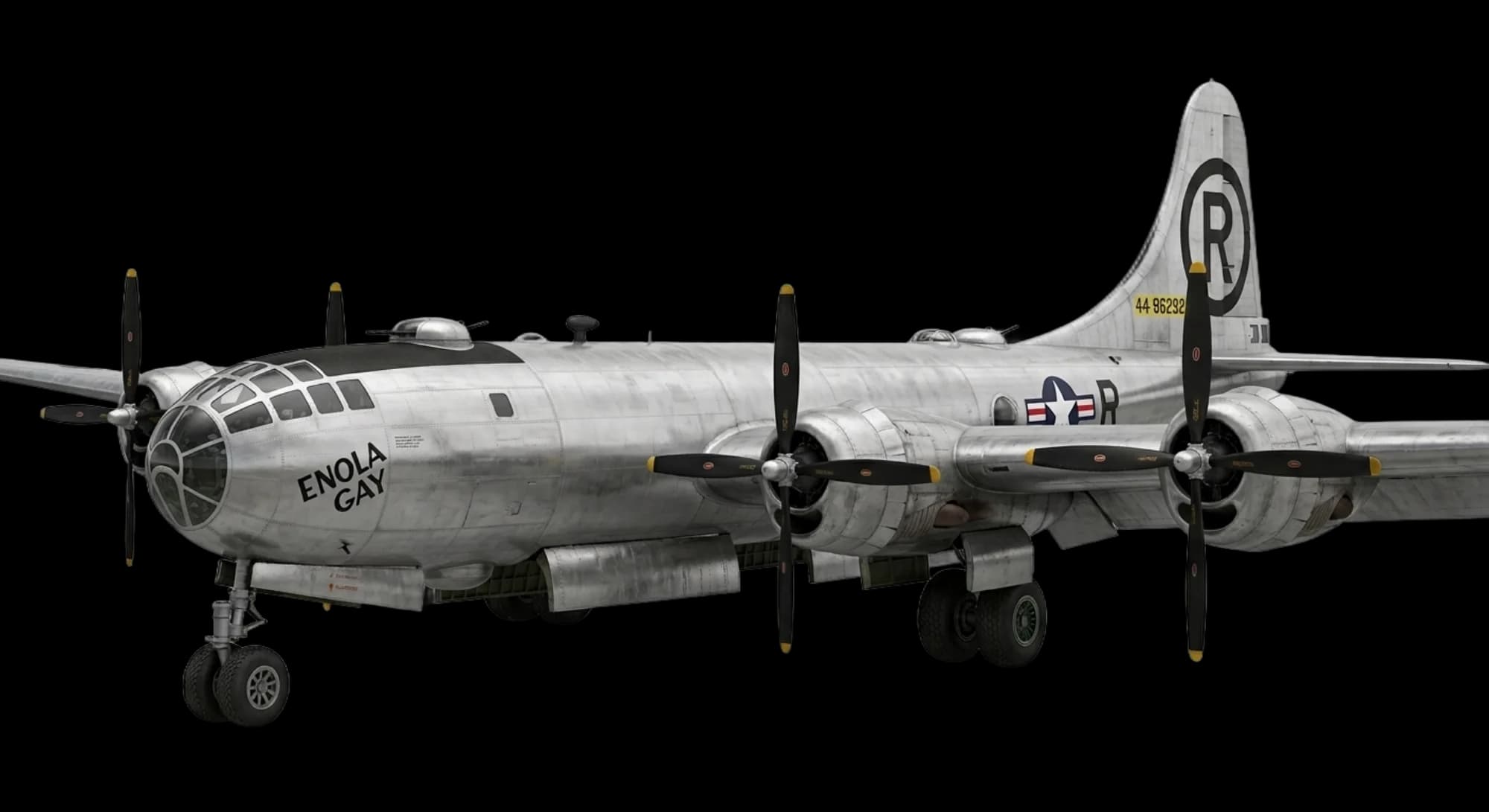 1942 Boeing Boeing B-29 Superfortress - Profile - Bomber aircraft