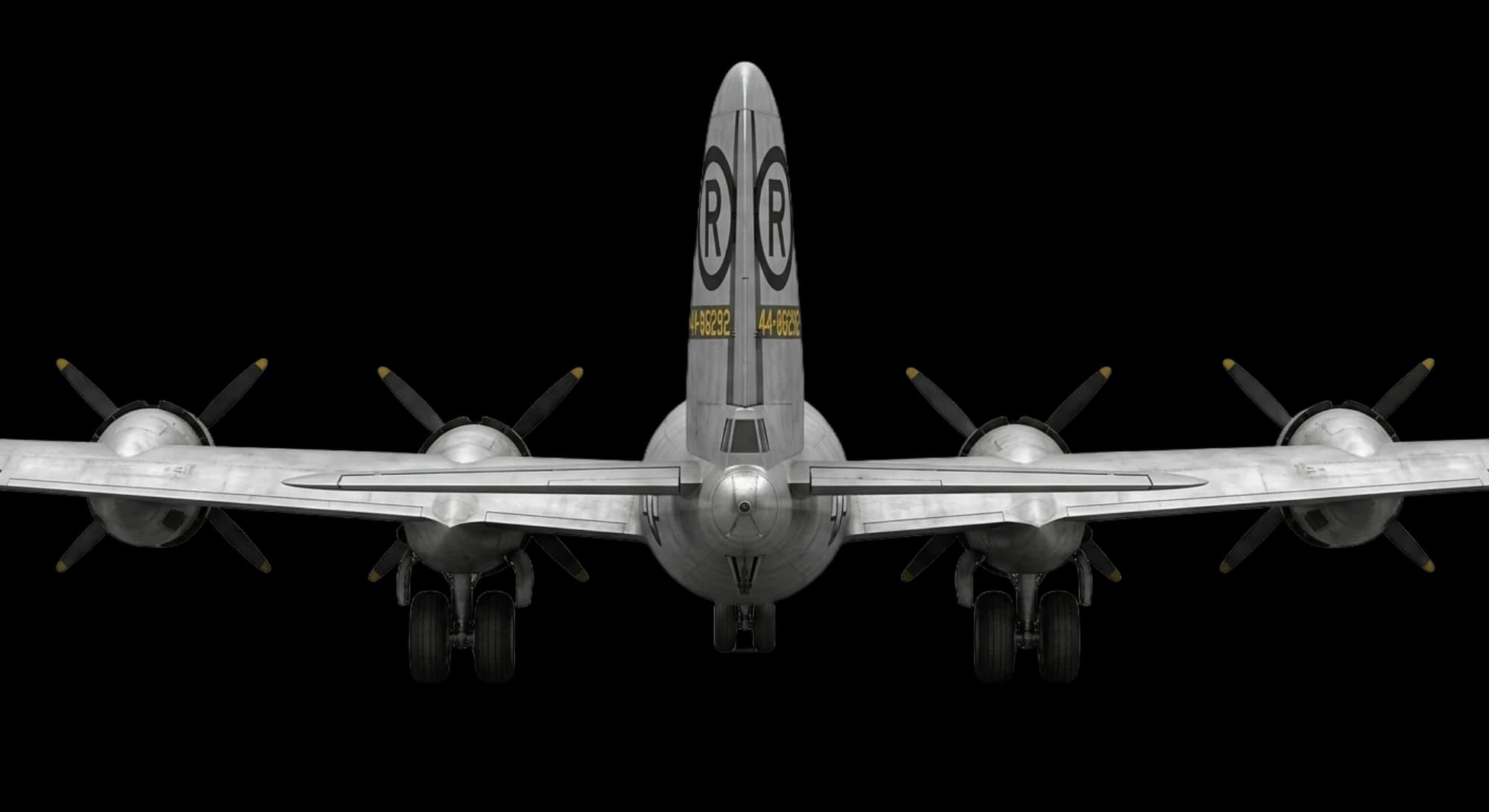 1942 Boeing Boeing B-29 Superfortress - Rear - Bomber aircraft