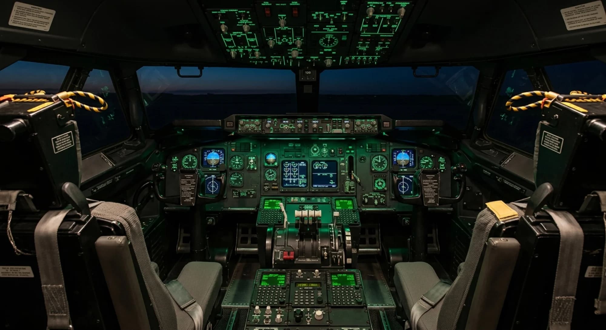 1952 Boeing B-52 Stratofortress - Cockpit - Bomber aircraft