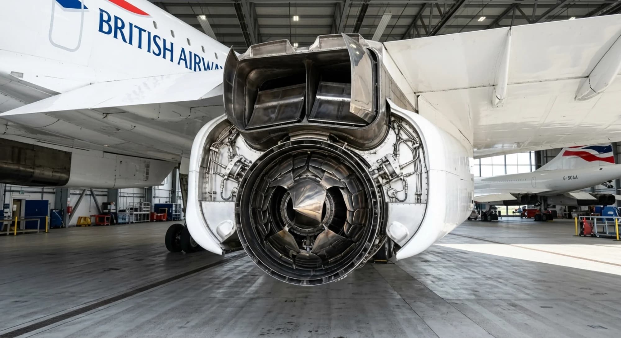 Aerospatiale/BAC Concorde 1969 - Engine view