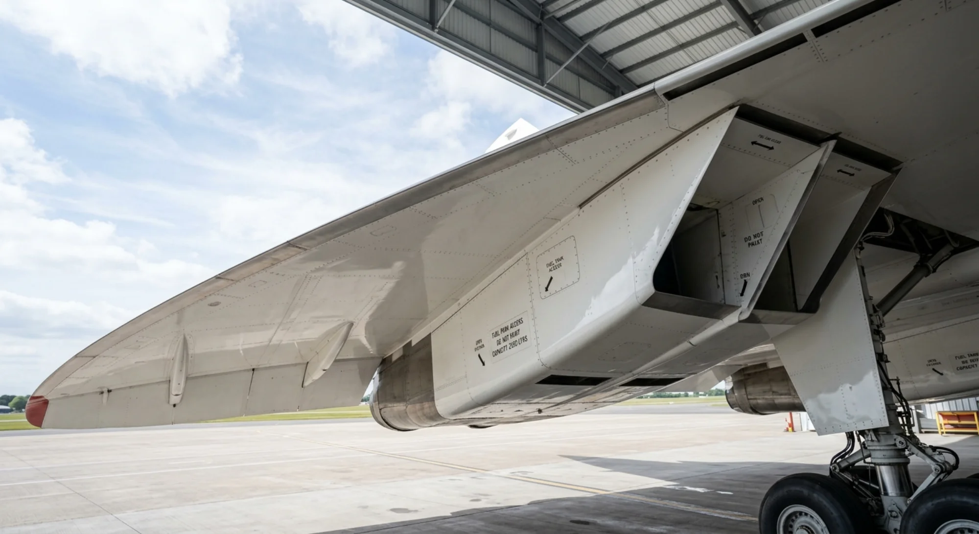 Aerospatiale/BAC Concorde 1969 - Wing Detail view