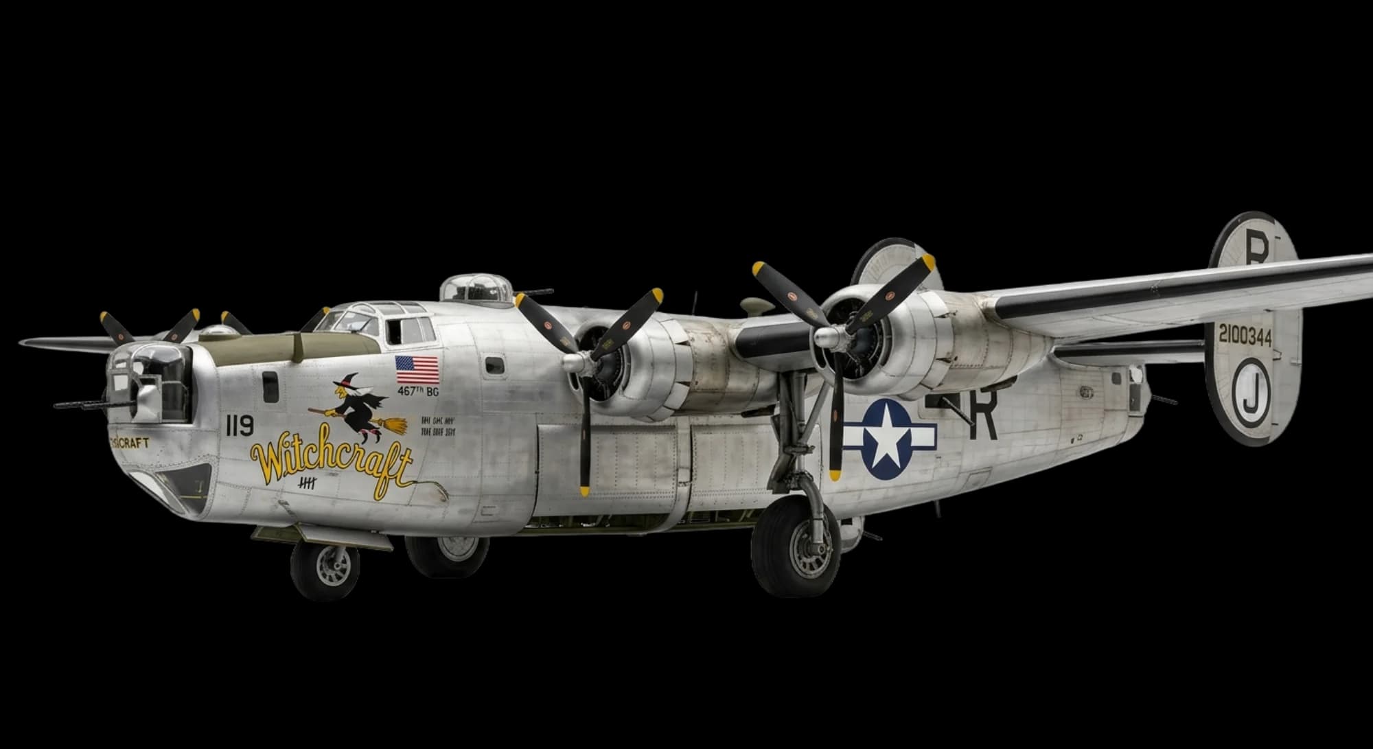 Consolidated Aircraft Consolidated B-24 Liberator 1939 - Front 3/4 view