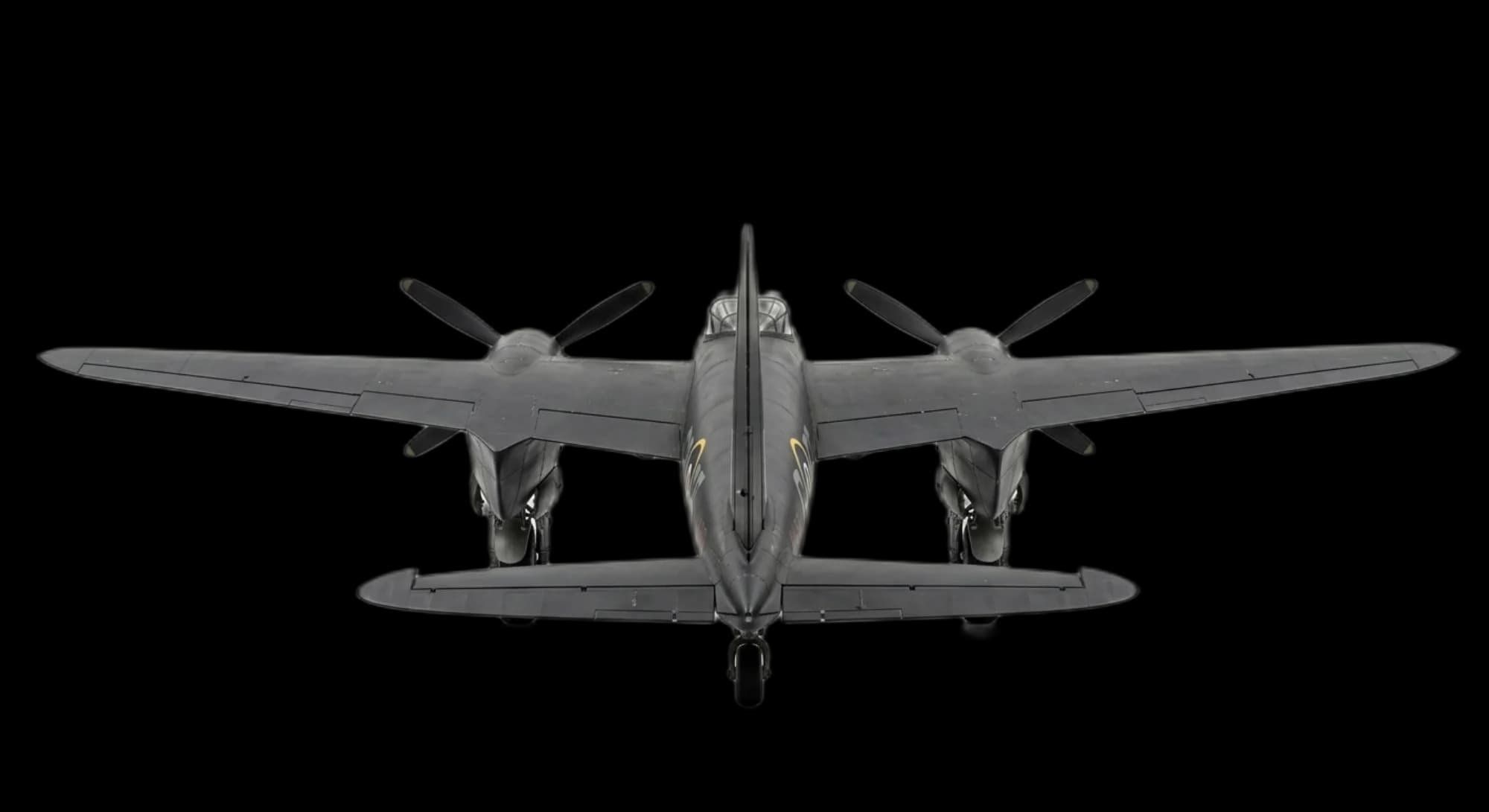 1940 de Havilland Mosquito - Rear - Bomber aircraft