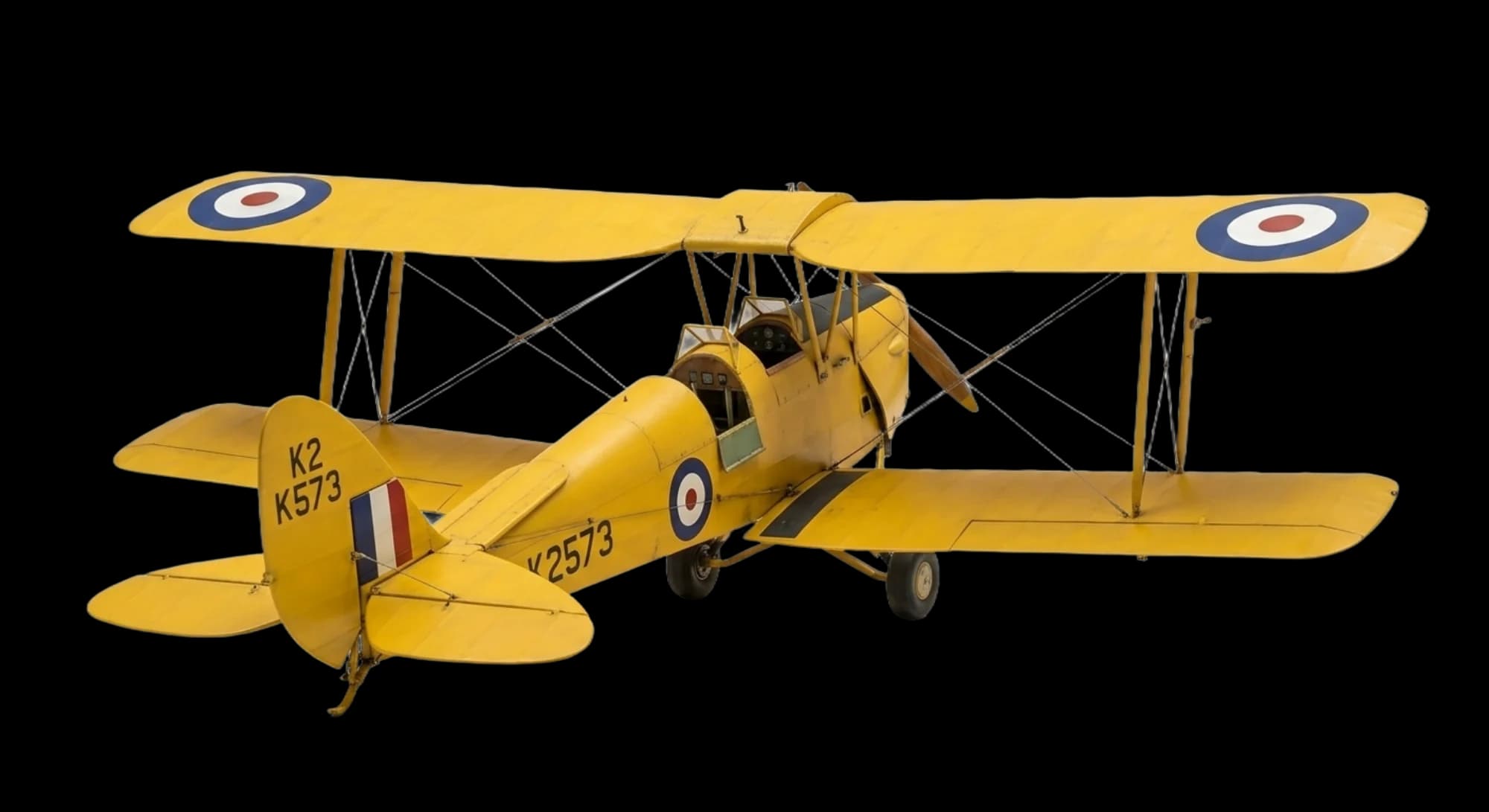 1931 de Havilland Tiger Moth - Rear 3/4 - Trainer aircraft