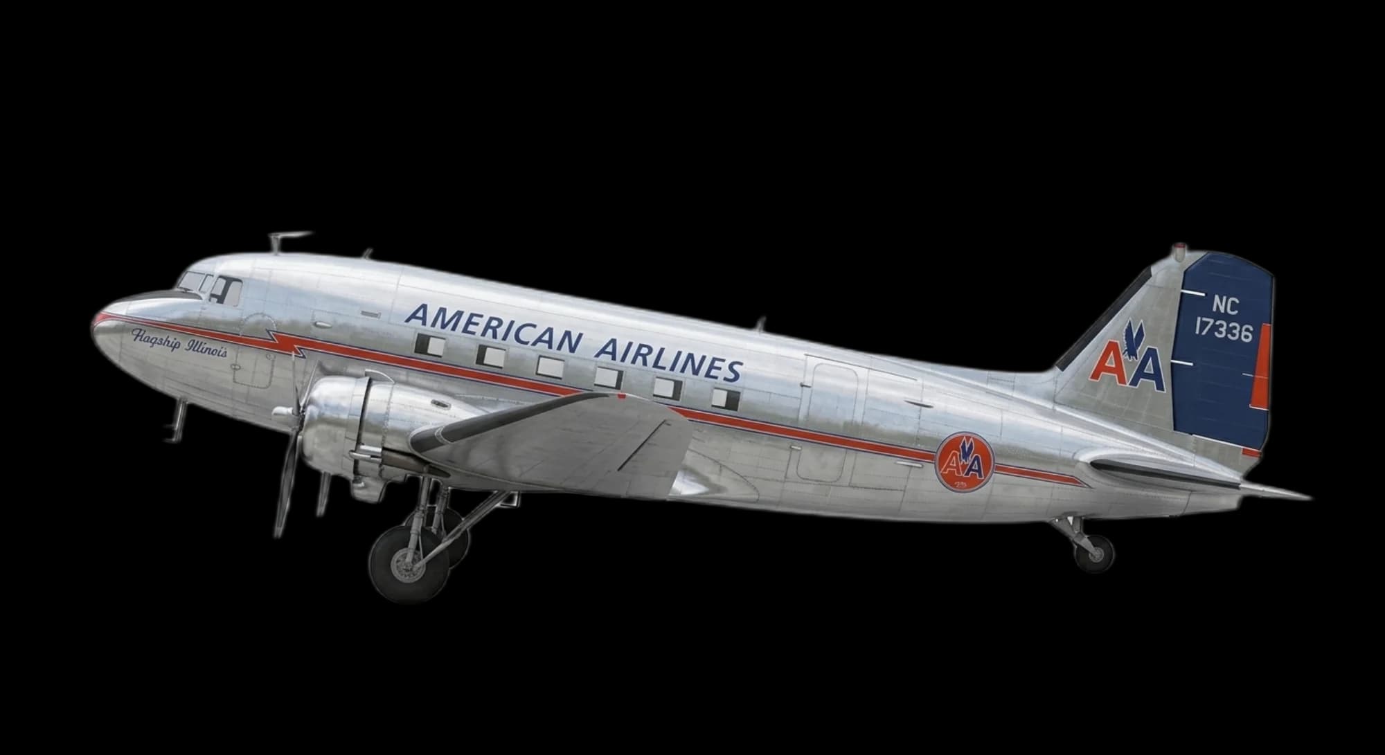 Douglas Aircraft DC-3 1935 - Profile view