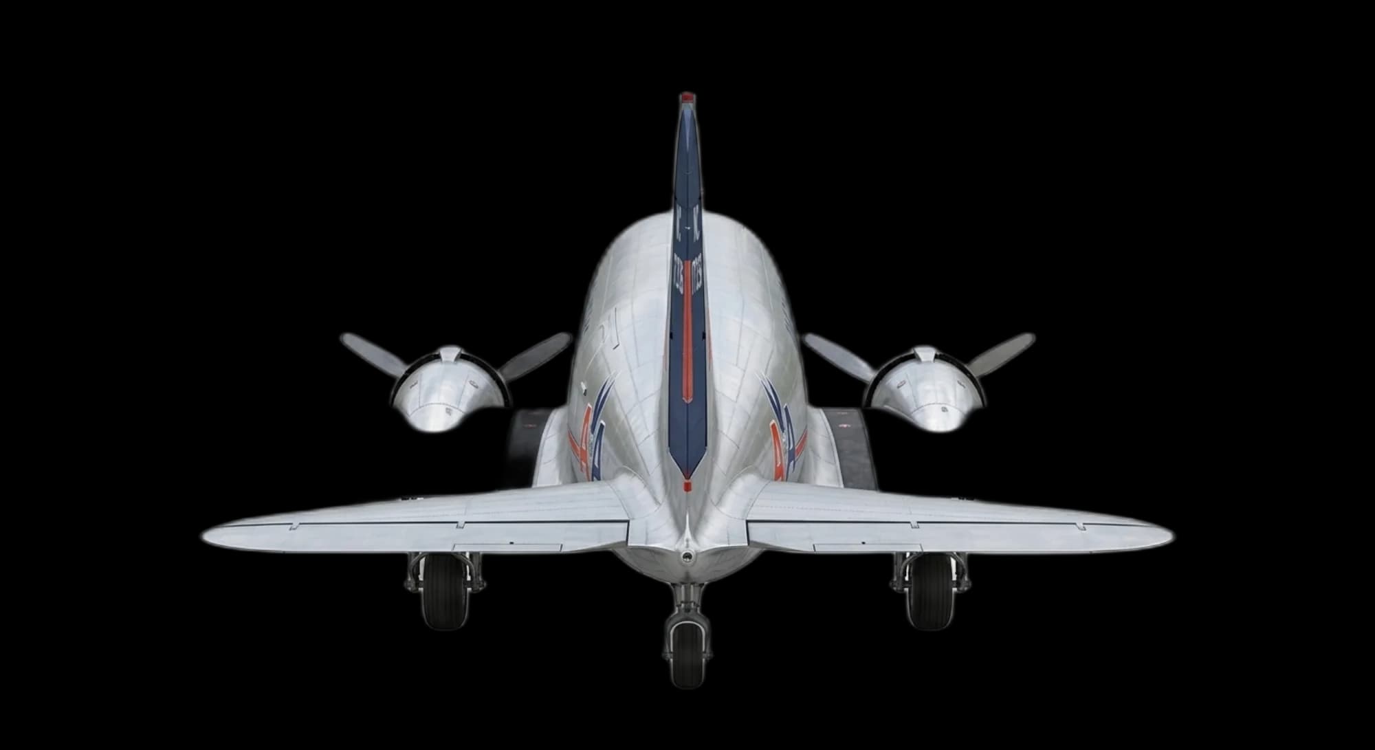Douglas Aircraft DC-3 1935 - Rear view