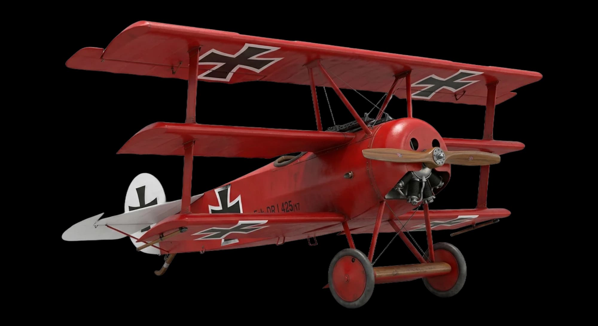 Fokker Fokker Dr.I 1917 - Front 3/4 view