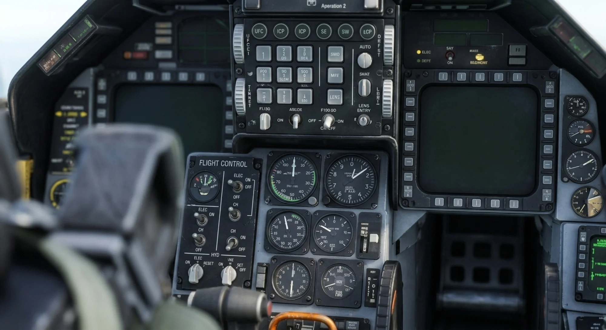 1974 General Dynamics F-16 Fighting Falcon - Instrument Detail - Fighter aircraft