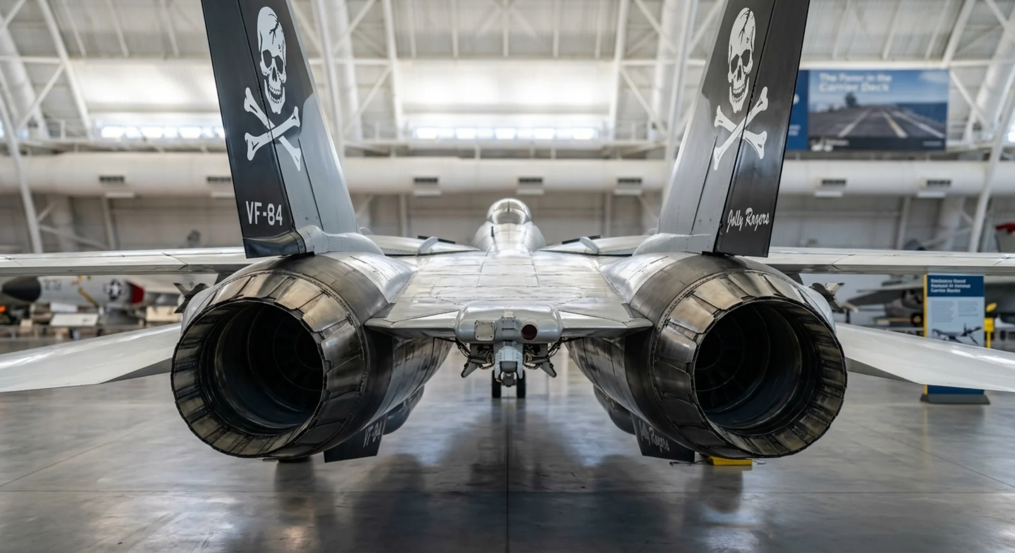 Grumman F-14 Tomcat 1970 - Engine view