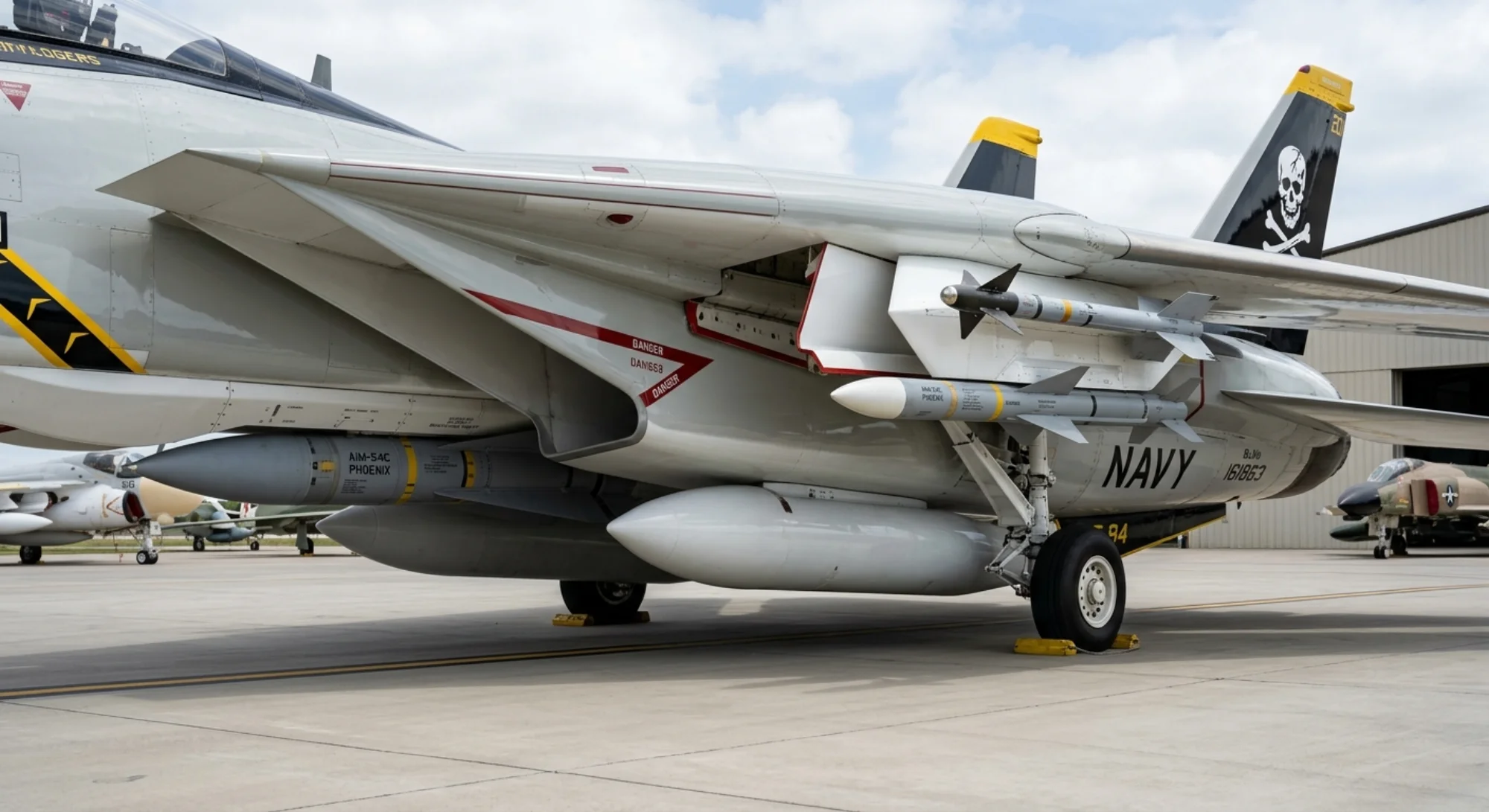 Grumman F-14 Tomcat 1970 - Weapons view