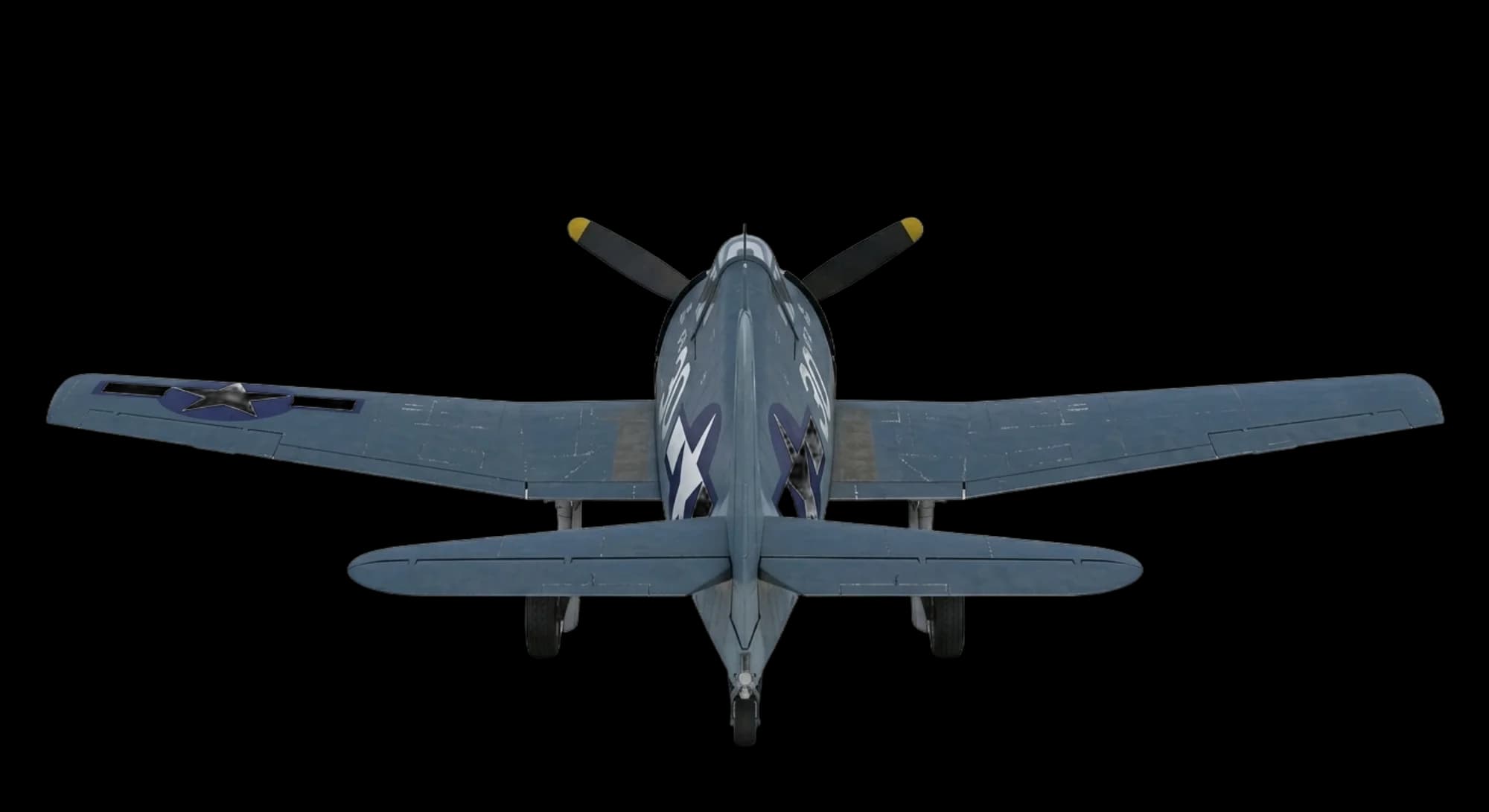 Grumman F6F Hellcat 1942 - Rear view