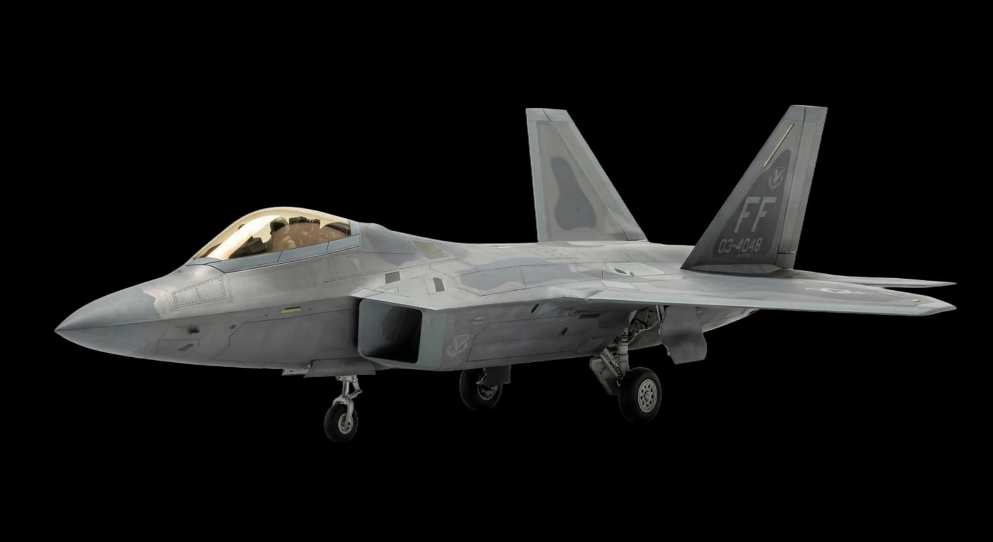 1997 Lockheed Martin Lockheed Martin F-22 Raptor - Front 3/4 - Fighter aircraft