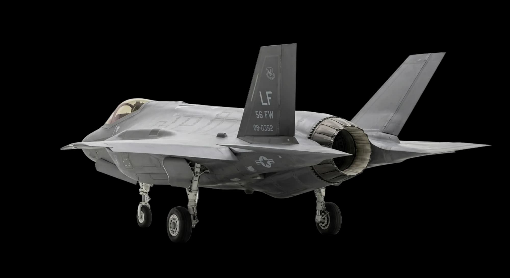 2006 Lockheed Martin Lockheed Martin F-35 Lightning II - Rear 3/4 - Fighter aircraft