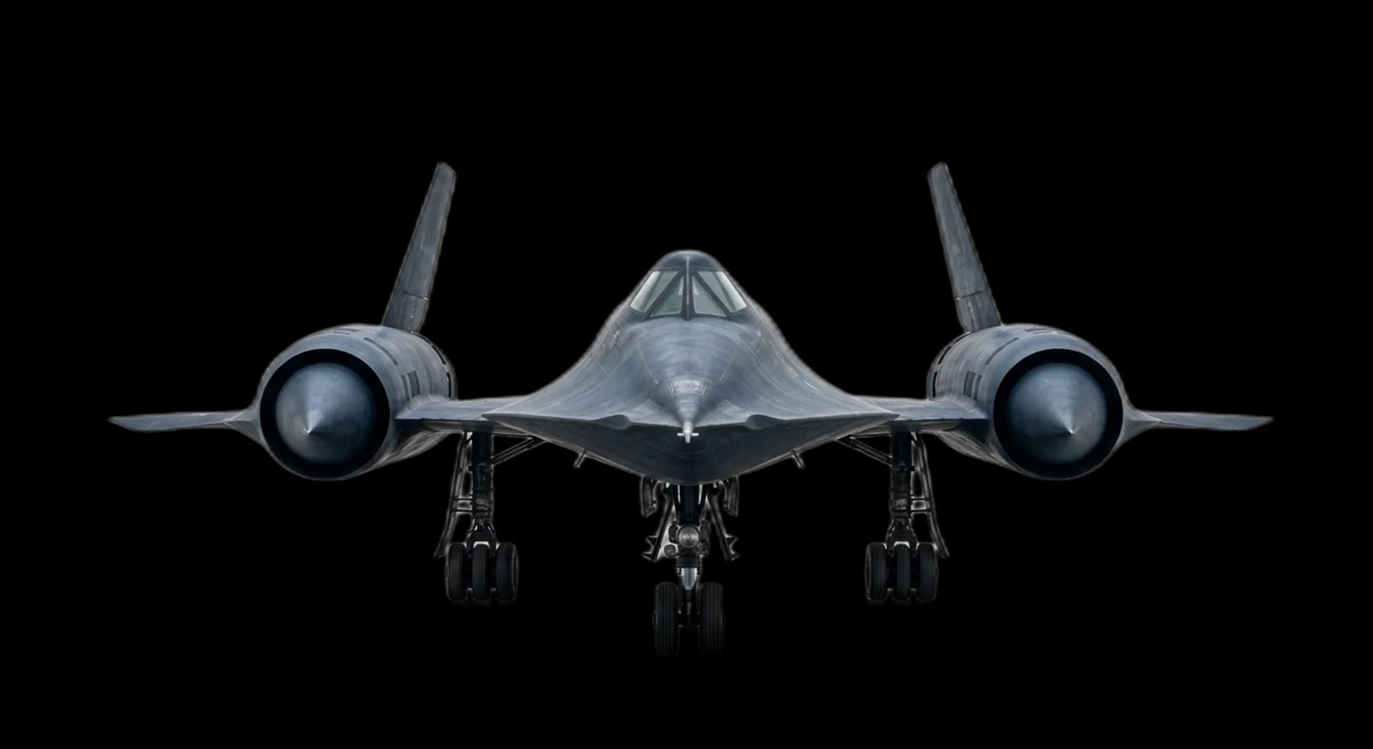 1964 Lockheed Martin SR-71 Blackbird - Front - Reconnaissance aircraft