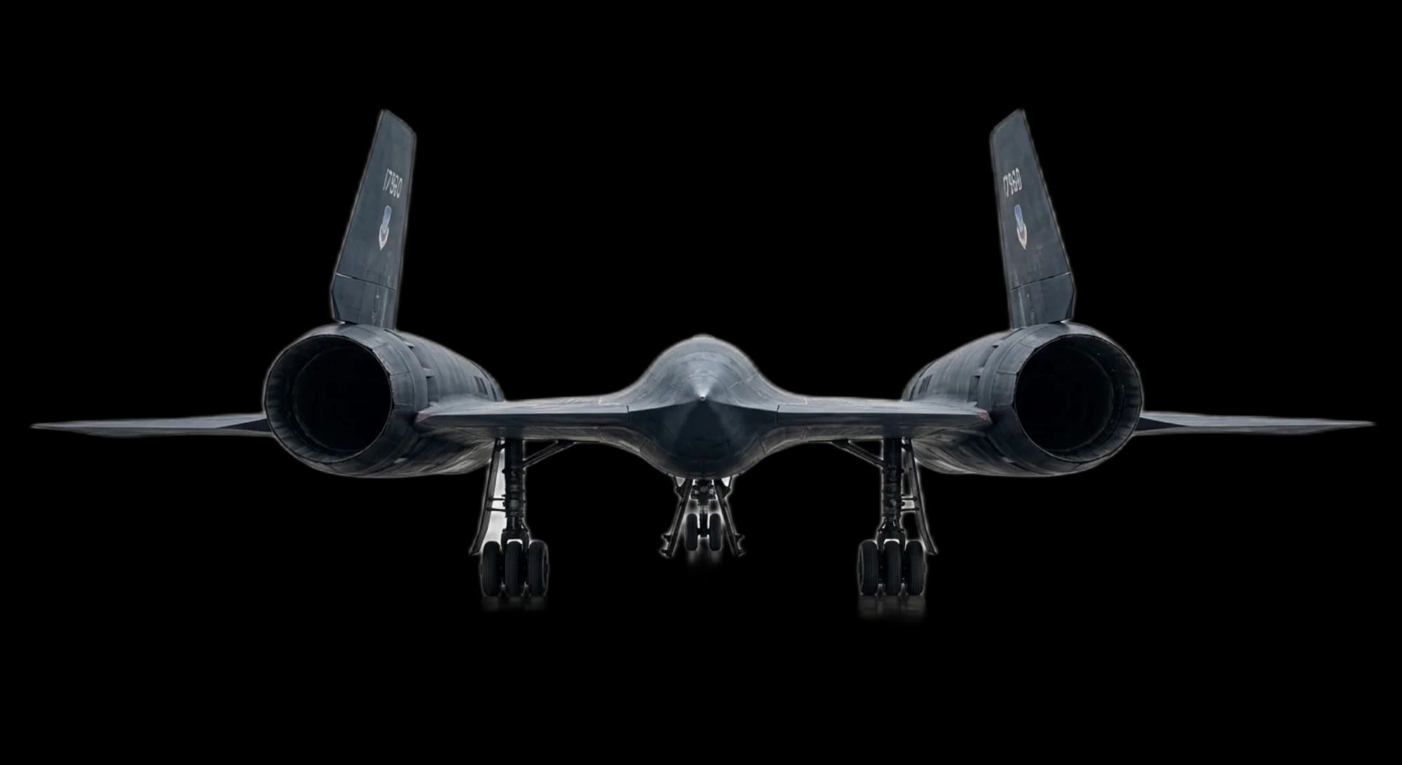 1964 Lockheed Martin SR-71 Blackbird - Rear - Reconnaissance aircraft