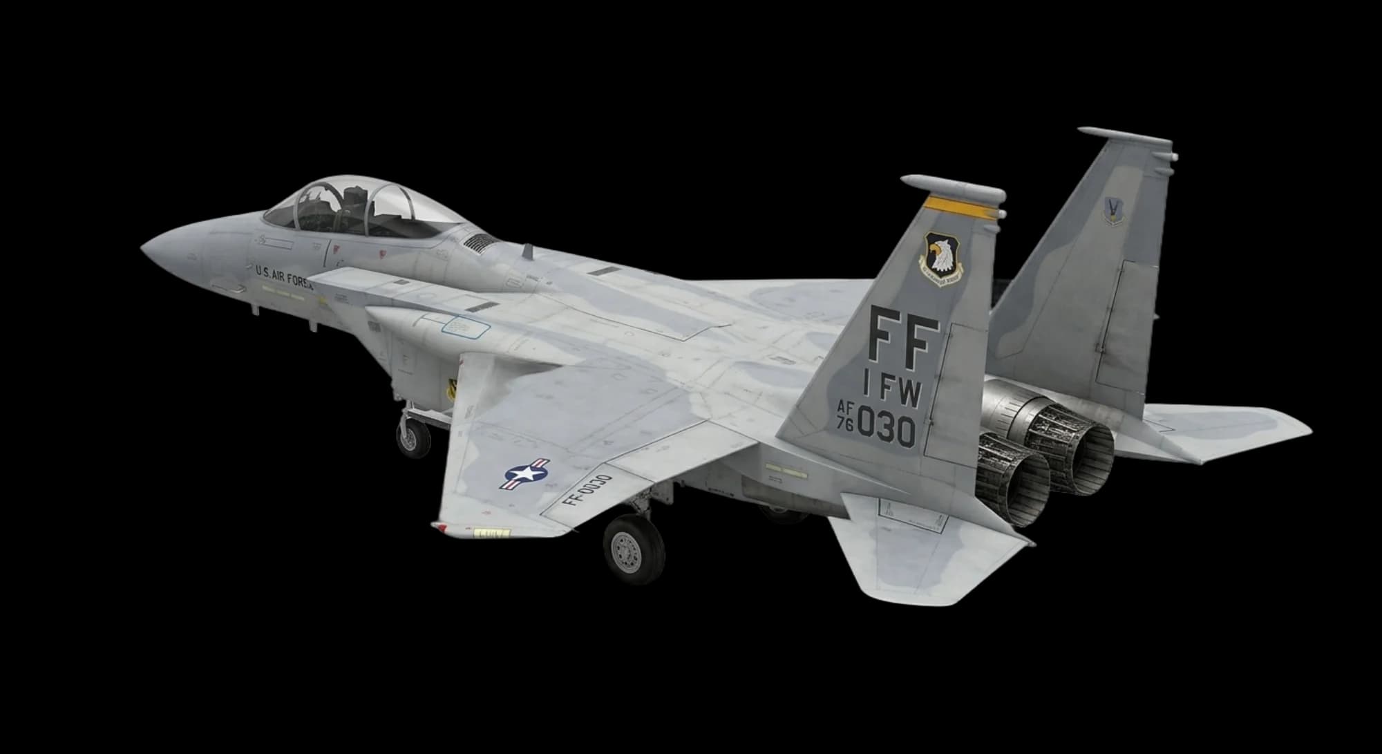 McDonnell Douglas F-15 Eagle 1972 - Rear 3/4 view