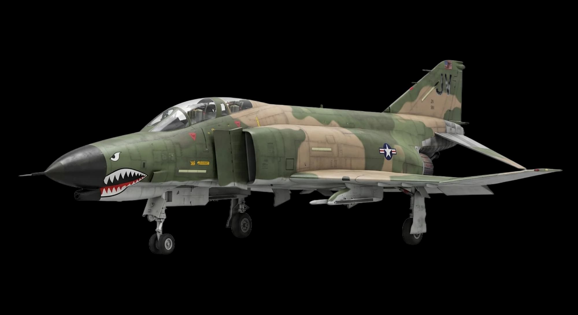 McDonnell Douglas F-4 Phantom II 1958 - Front 3/4 view
