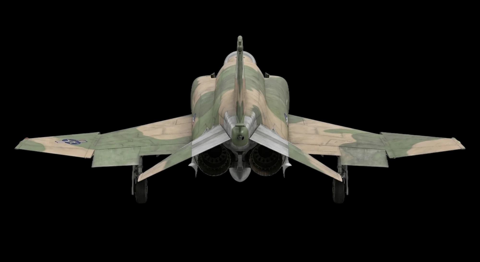 McDonnell Douglas F-4 Phantom II 1958 - Rear view