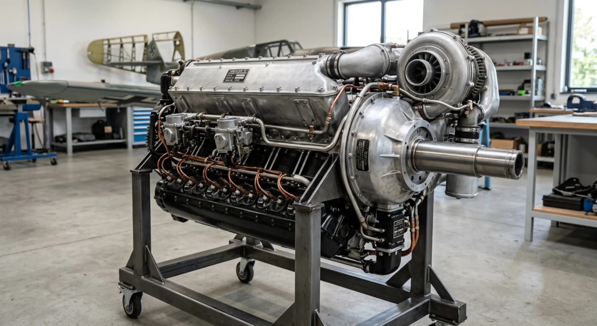 Messerschmitt Bf 109 1935 - Engine view