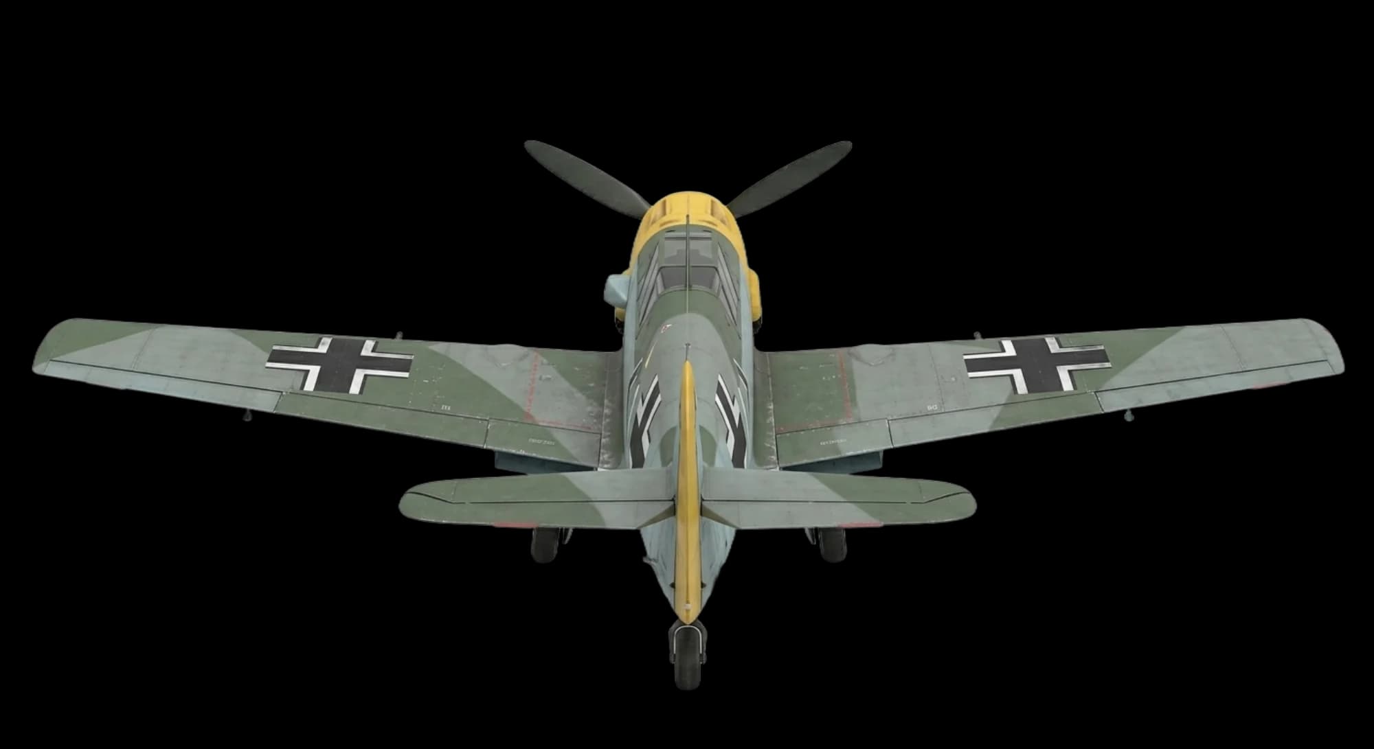 Messerschmitt Bf 109 1935 - Rear view