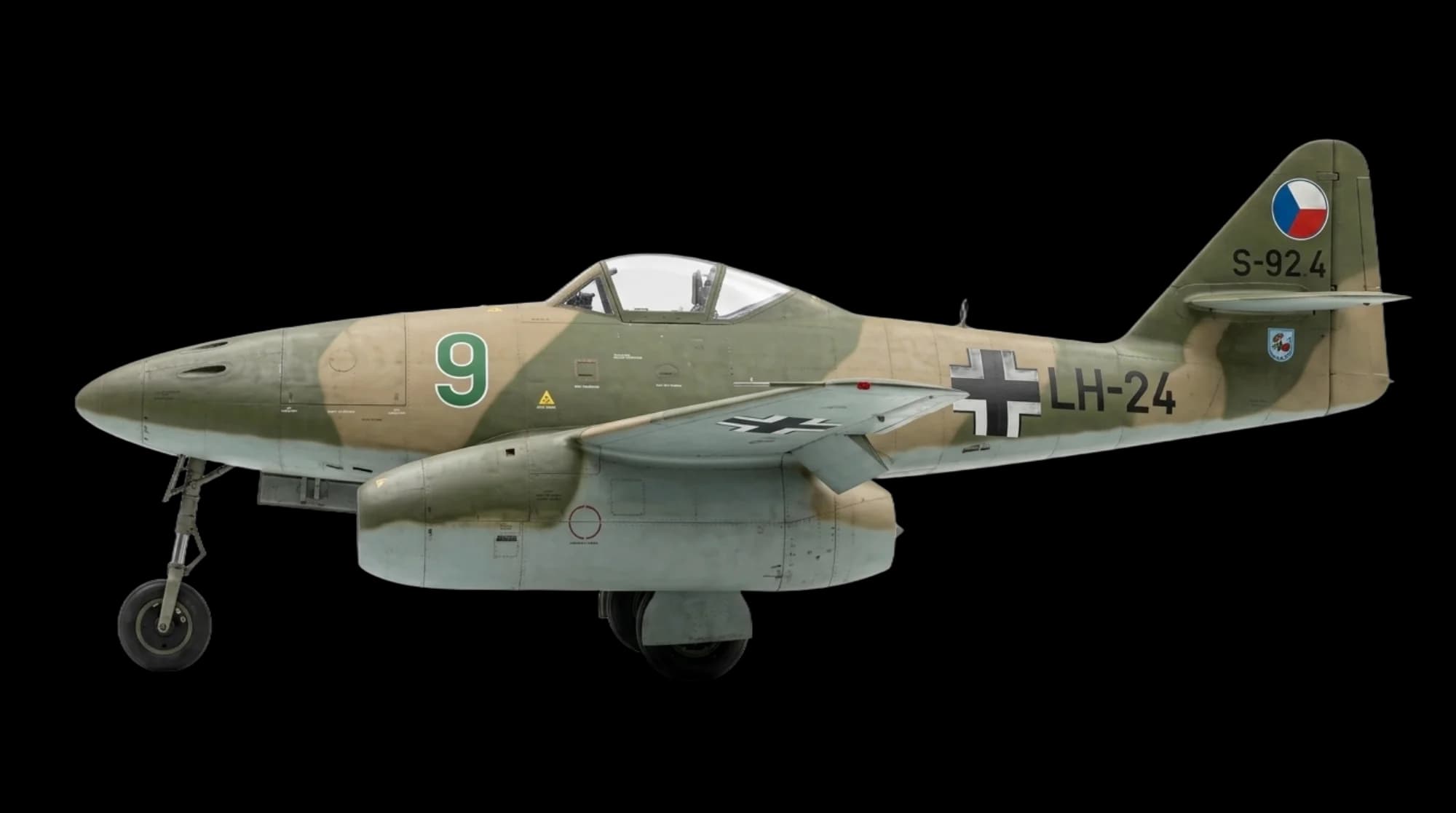 Messerschmitt Me 262 1942 - Profile view
