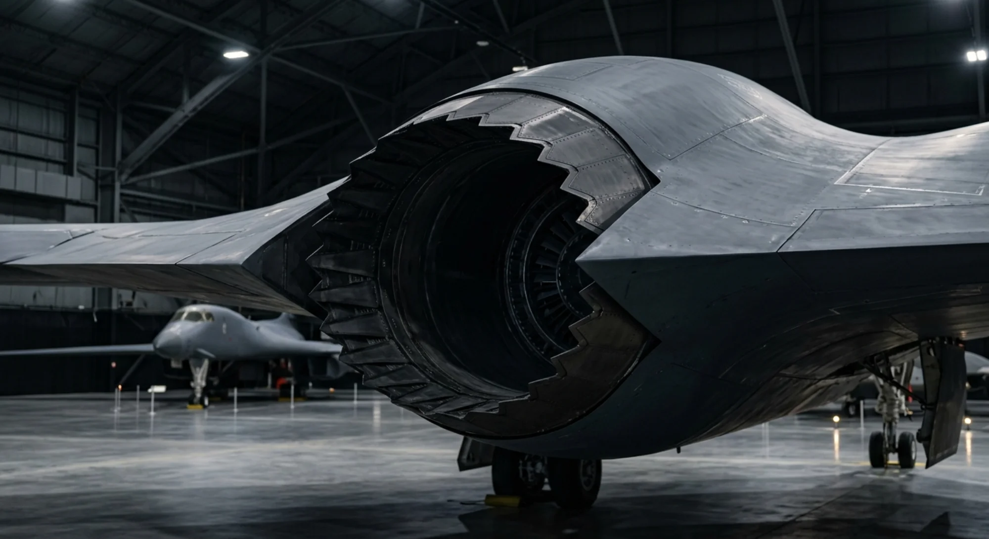 Northrop Grumman B-2 Spirit 1989 - Engine view