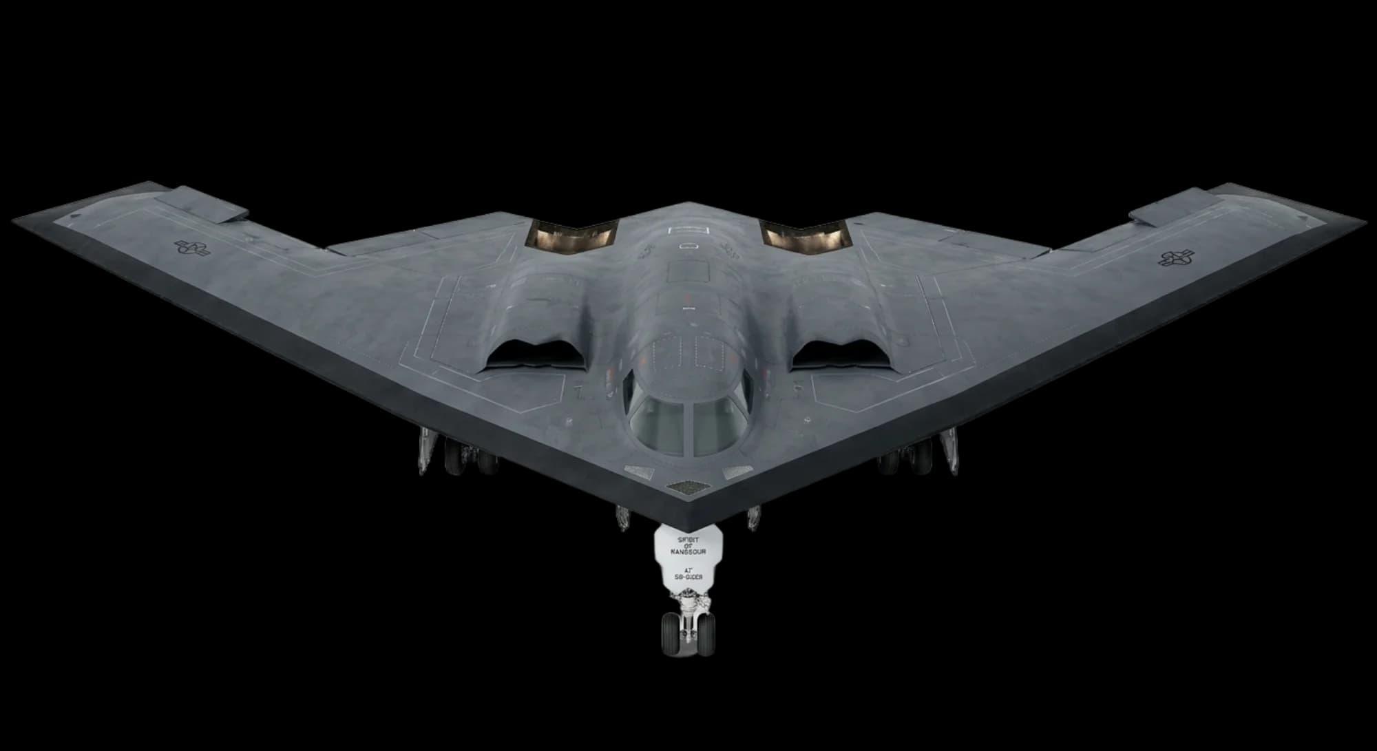 Northrop Grumman B-2 Spirit 1989 - Front view