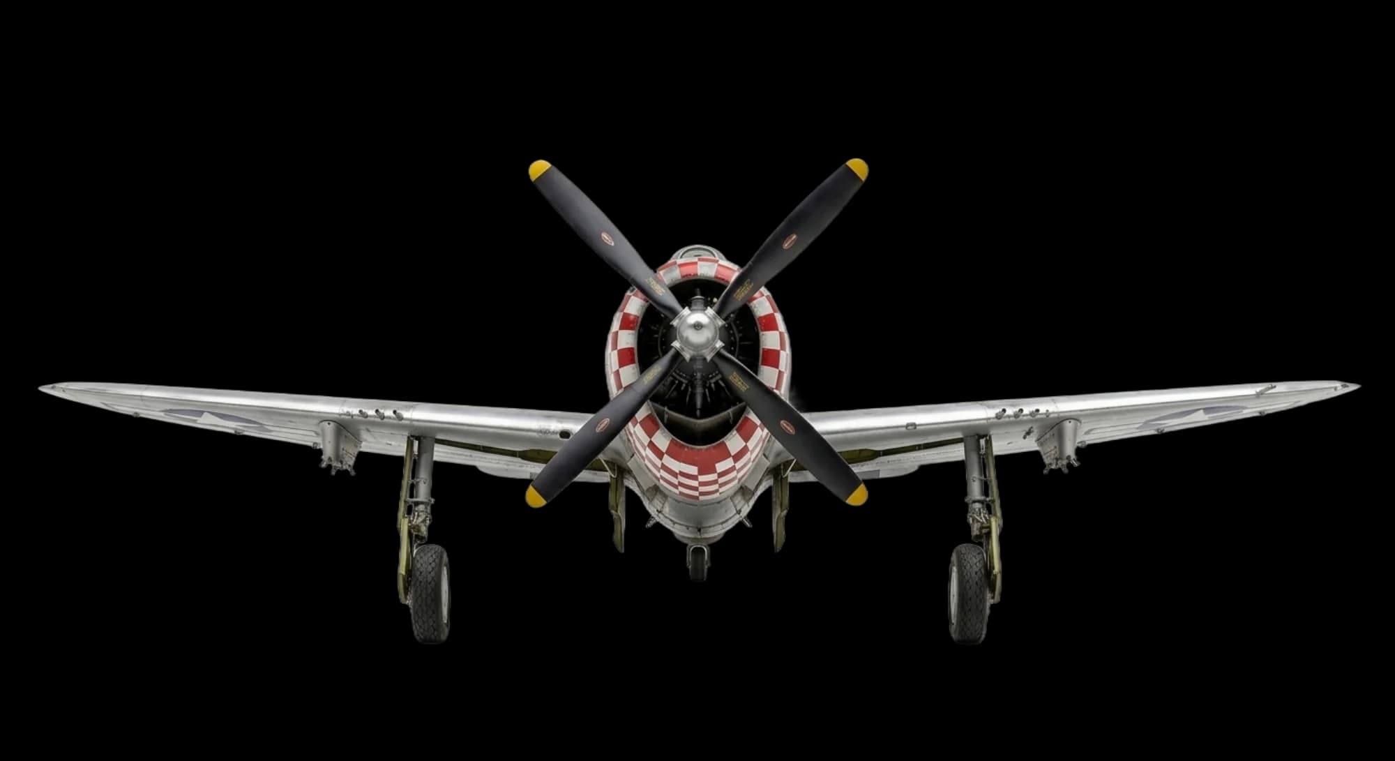 1941 Republic Aviation Republic P-47 Thunderbolt - Front - Fighter aircraft