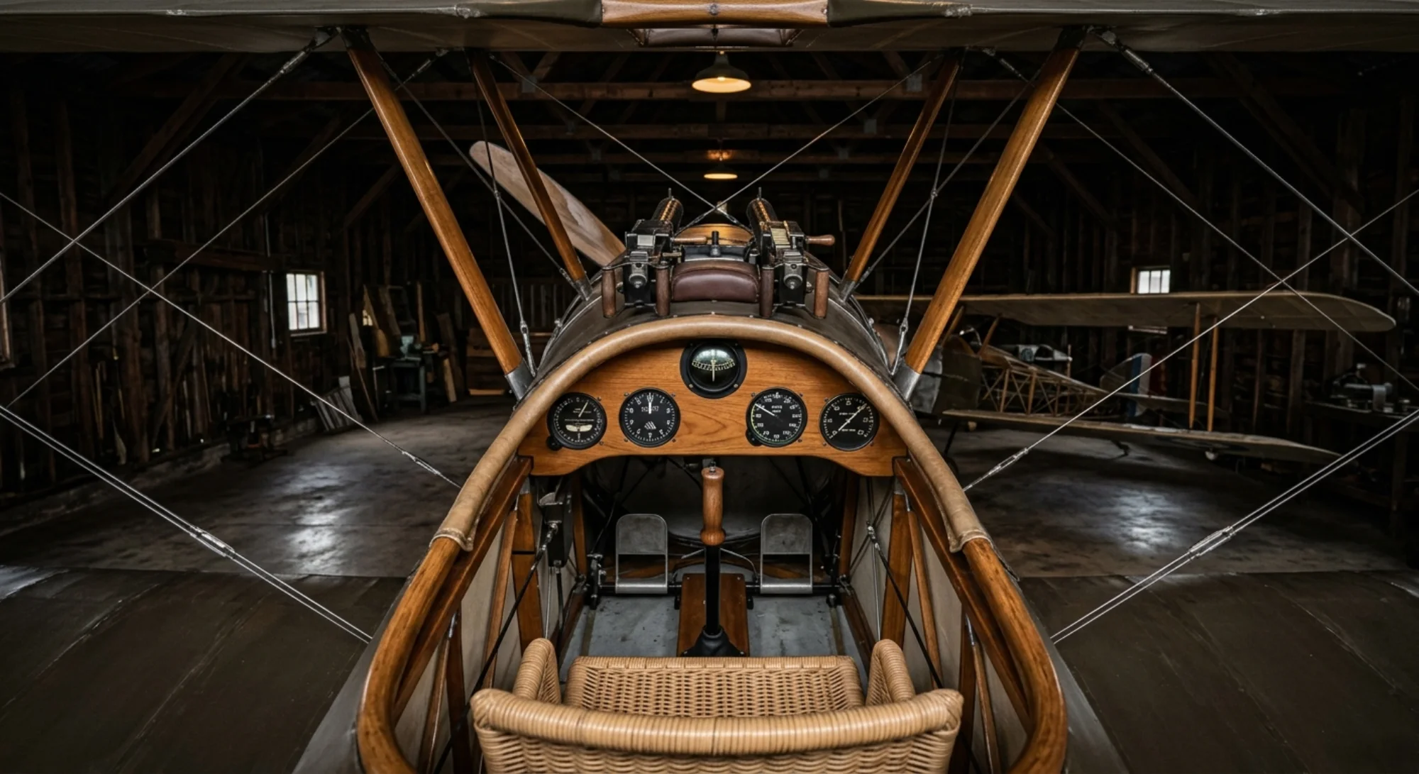 Sopwith Aviation Sopwith Camel 1917 - Cockpit view