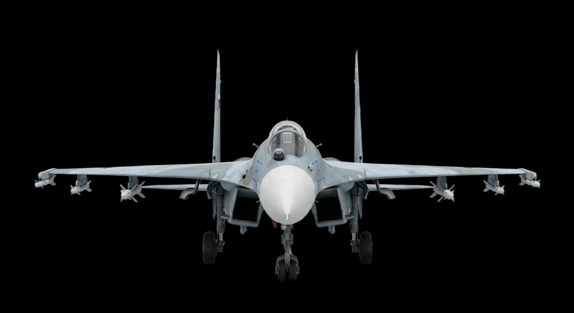 Sukhoi Su-27 Flanker 1977 - Front view
