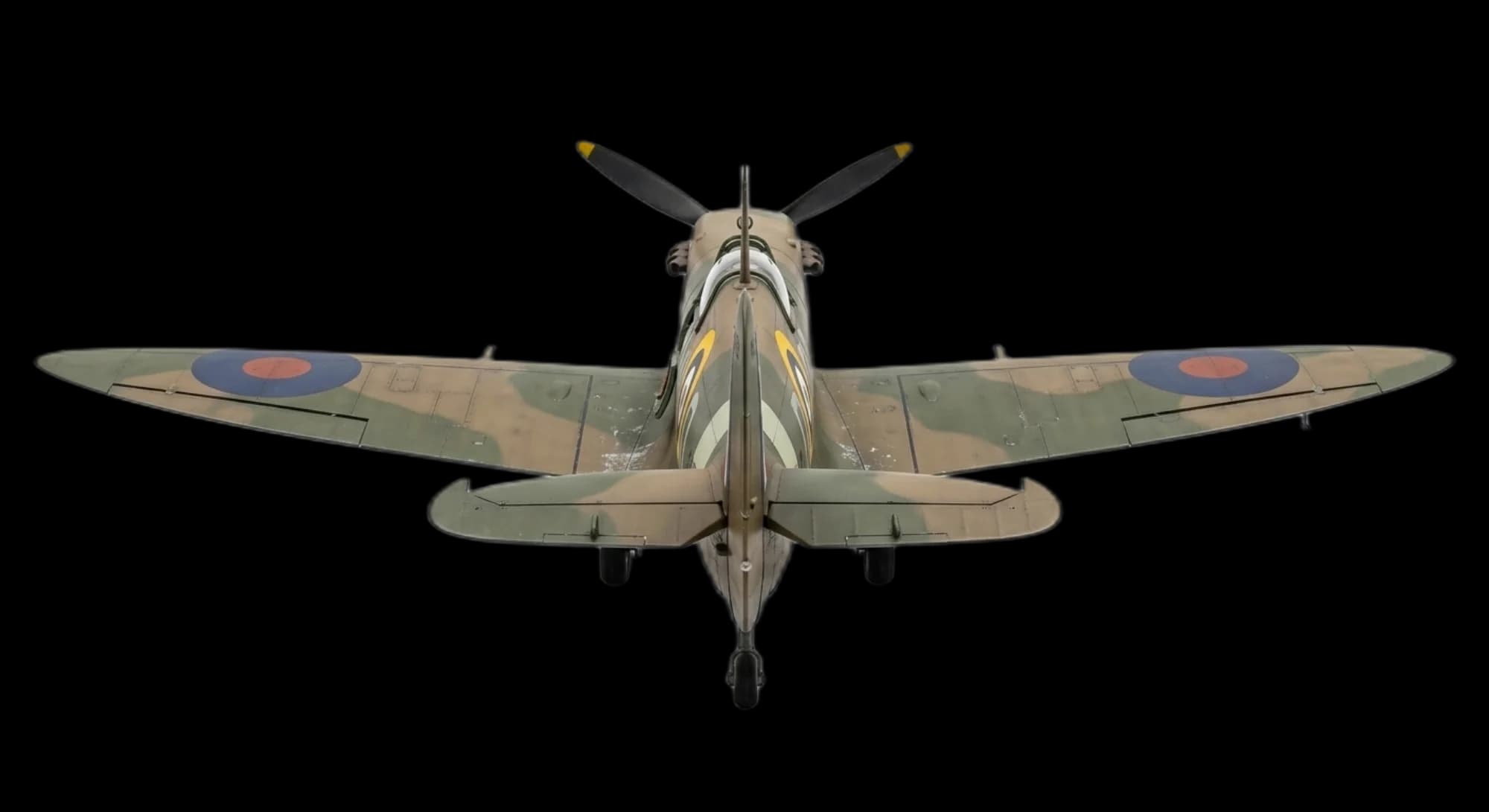 1936 Supermarine Spitfire - Rear - Fighter aircraft