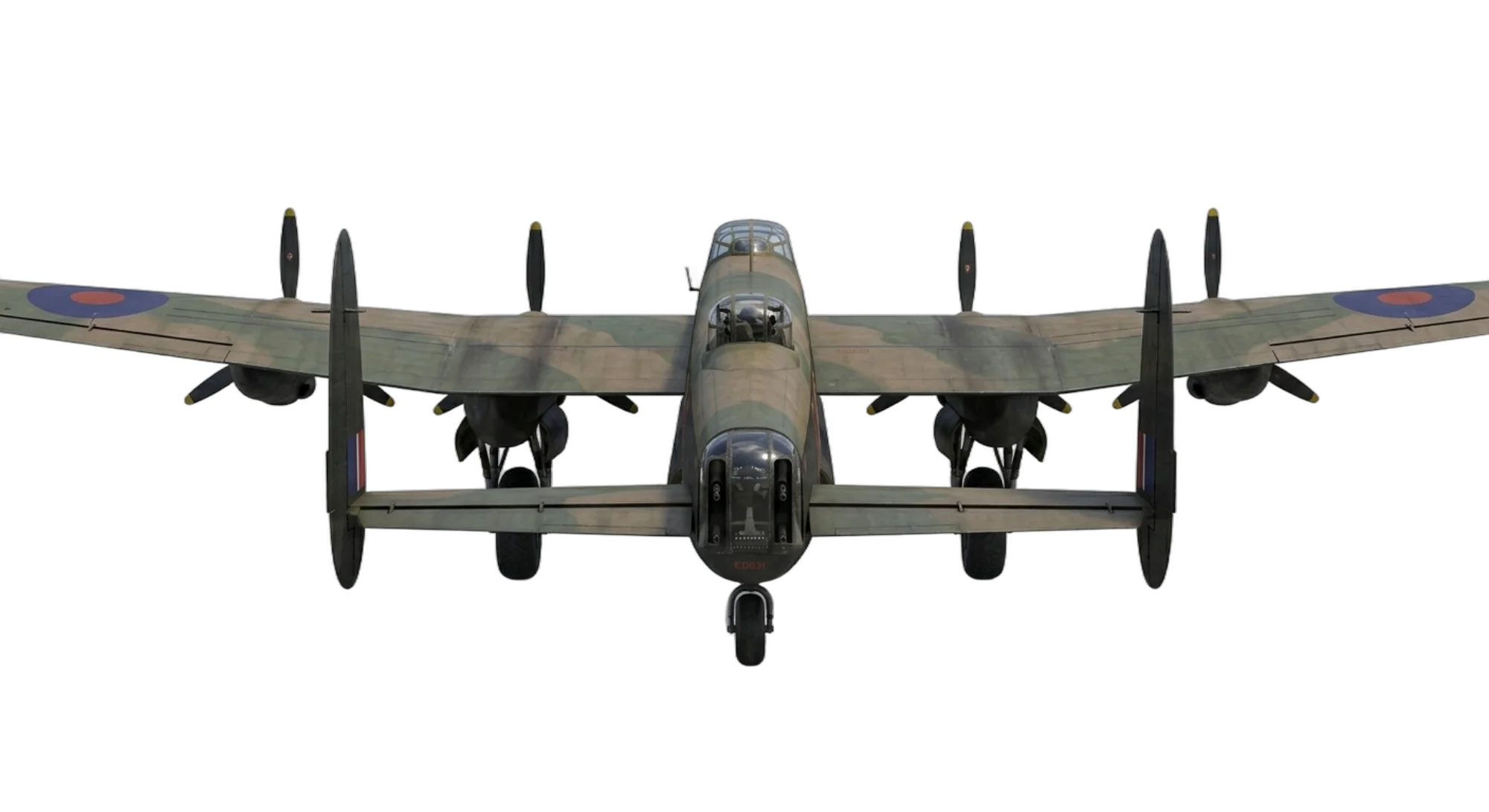 1941 Avro Lancaster - Rear - Bomber aircraft