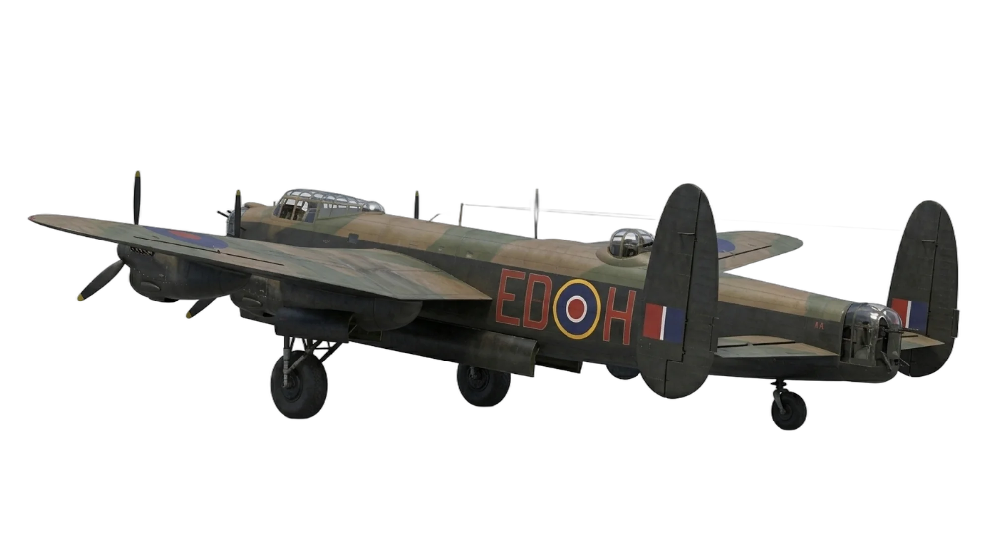 1941 Avro Lancaster - Rear 3/4 - Bomber aircraft