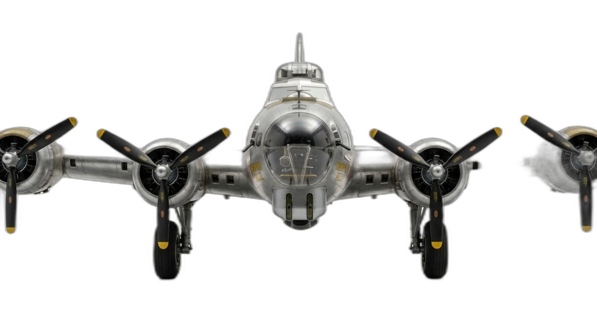 1935 Boeing B-17 Flying Fortress - Front - Bomber aircraft