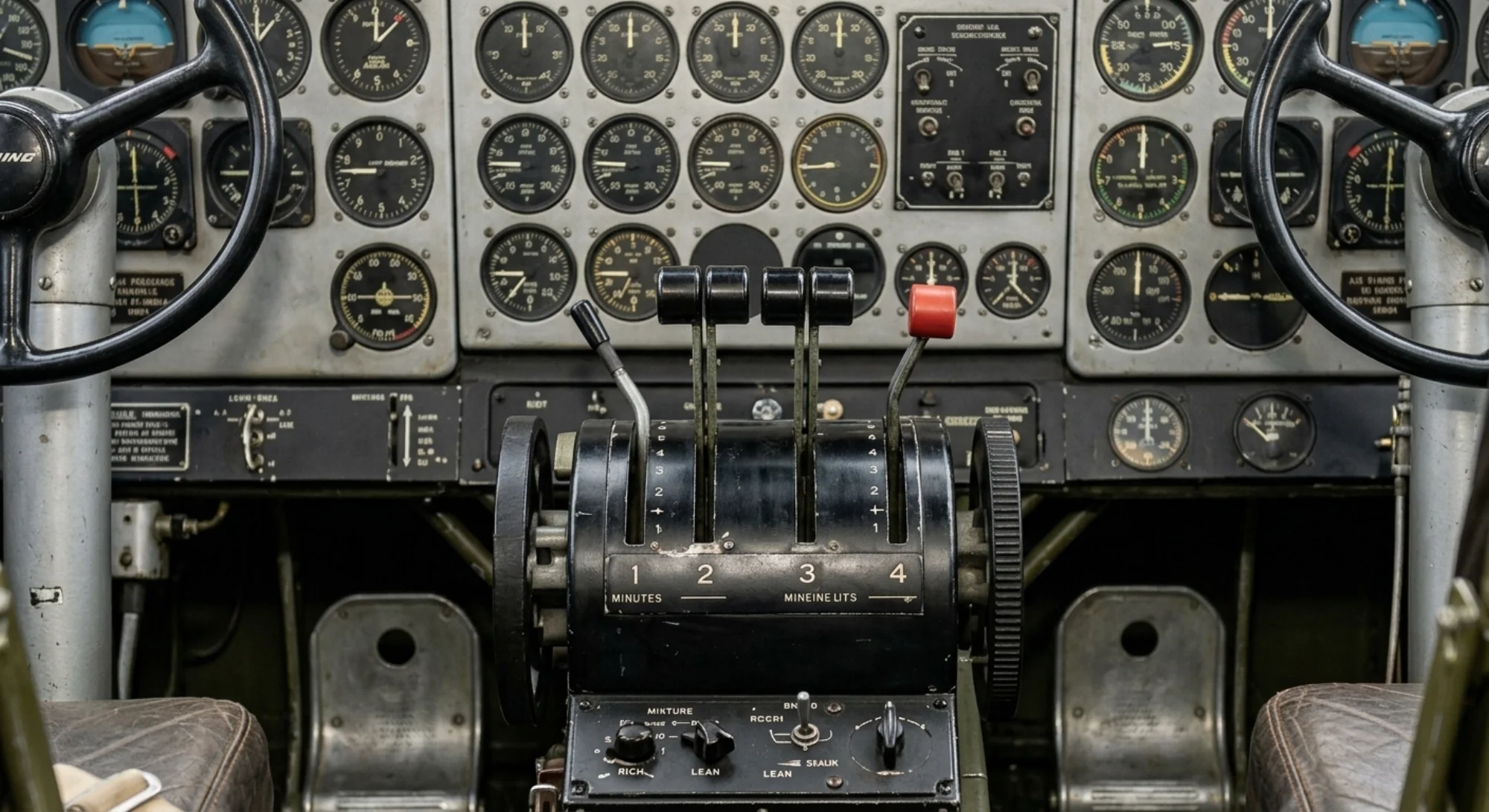 1935 Boeing B-17 Flying Fortress - Instrument Detail - Bomber aircraft