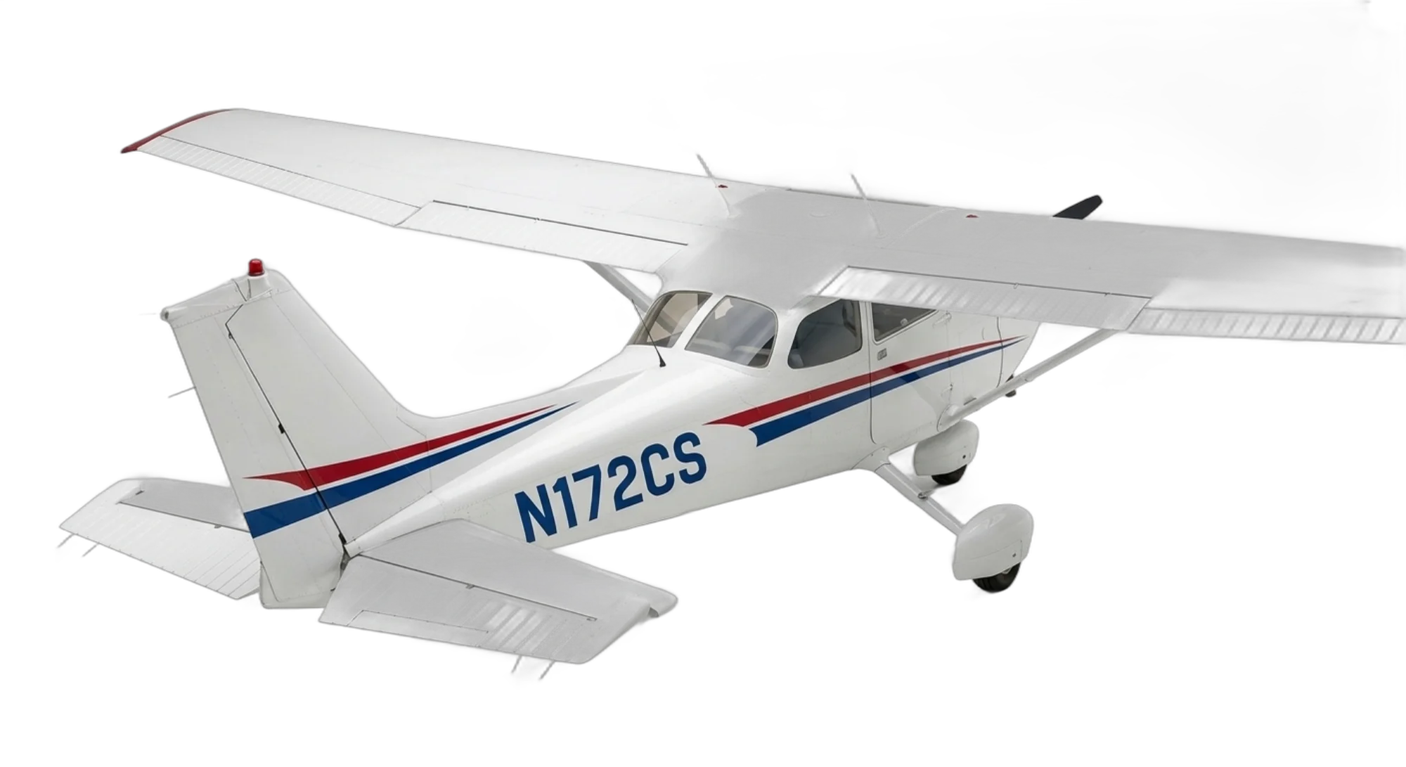 1955 Cessna Cessna 172 Skyhawk - Rear 3/4 - Trainer aircraft