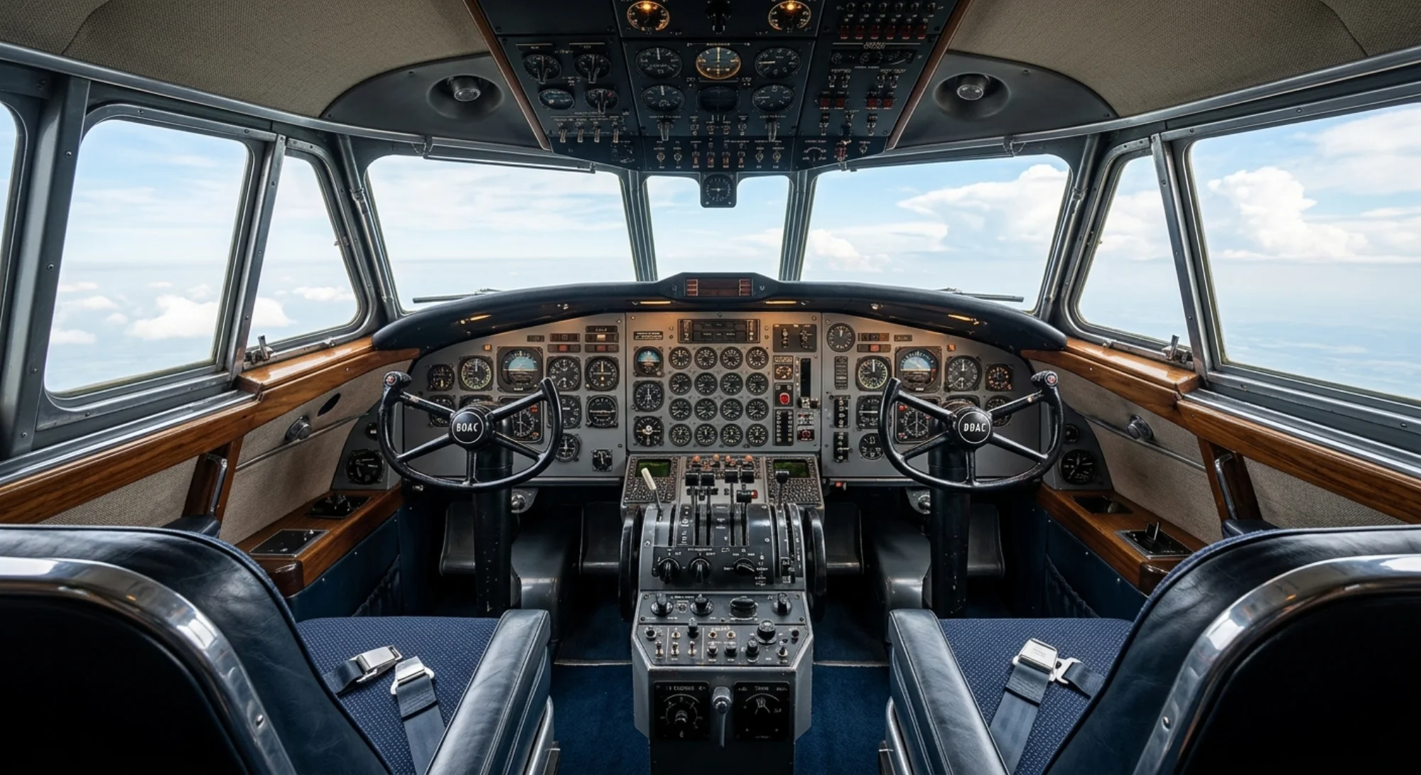 de Havilland de Havilland Comet 1949 - Cockpit view