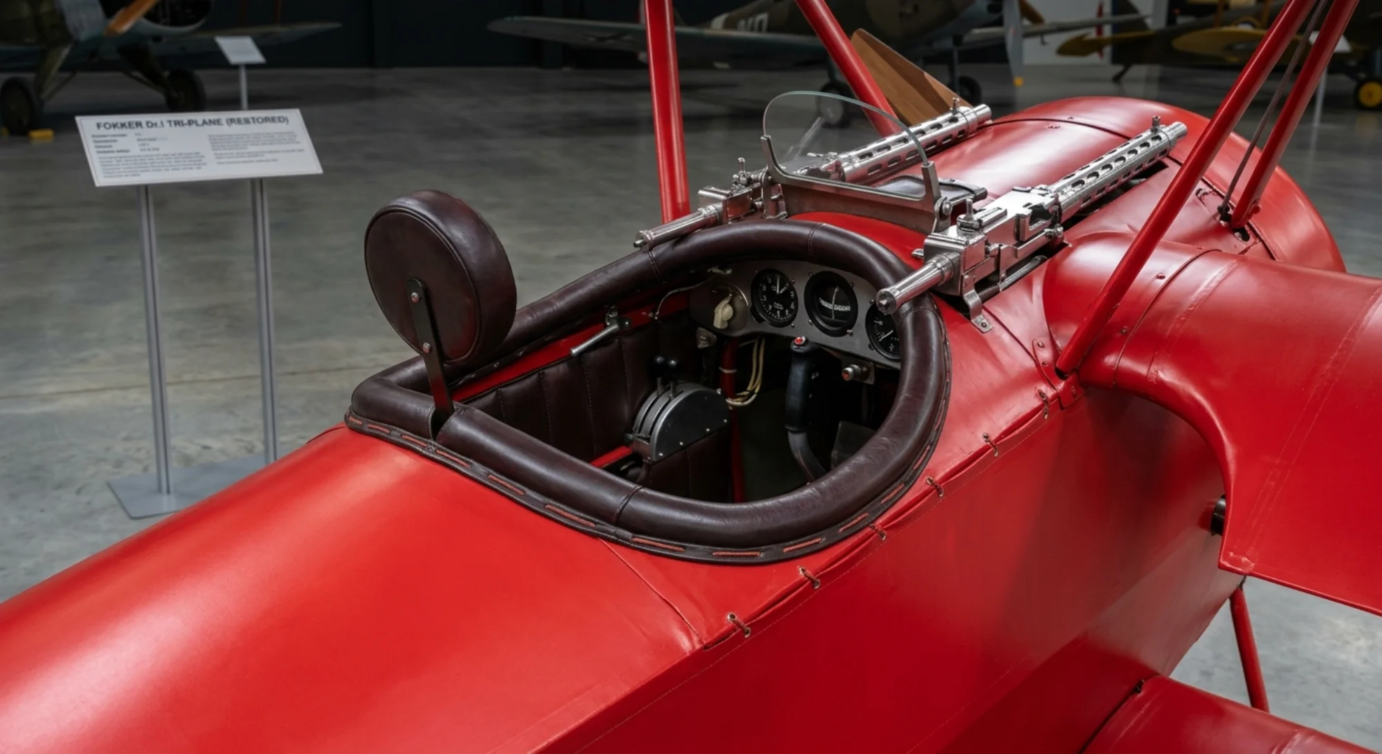 1917 Fokker Fokker Dr.I - Cockpit Exterior - Fighter aircraft