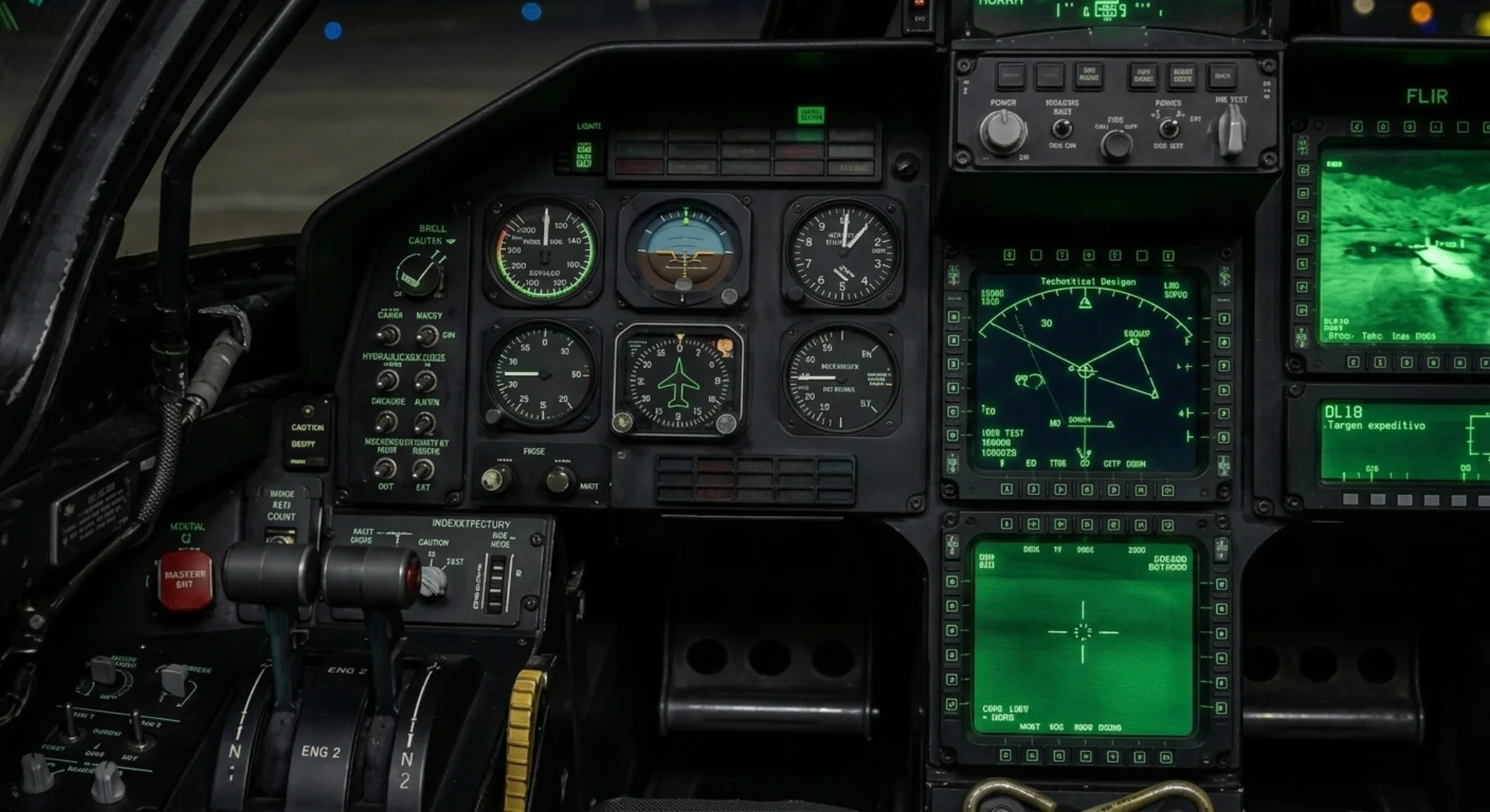 1981 Lockheed Martin F-117 Nighthawk - Instrument Detail - Attack aircraft