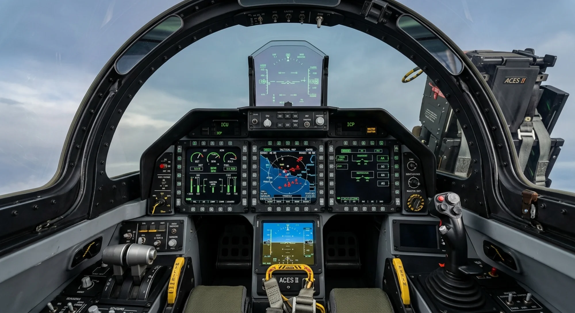 1997 Lockheed Martin Lockheed Martin F-22 Raptor - Cockpit - Fighter aircraft