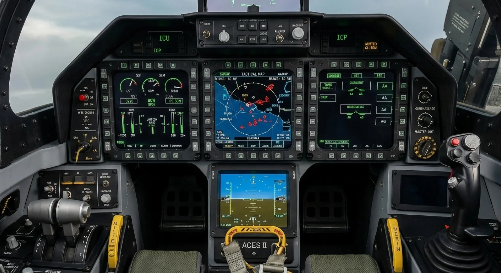 1997 Lockheed Martin Lockheed Martin F-22 Raptor - Instrument Detail - Fighter aircraft