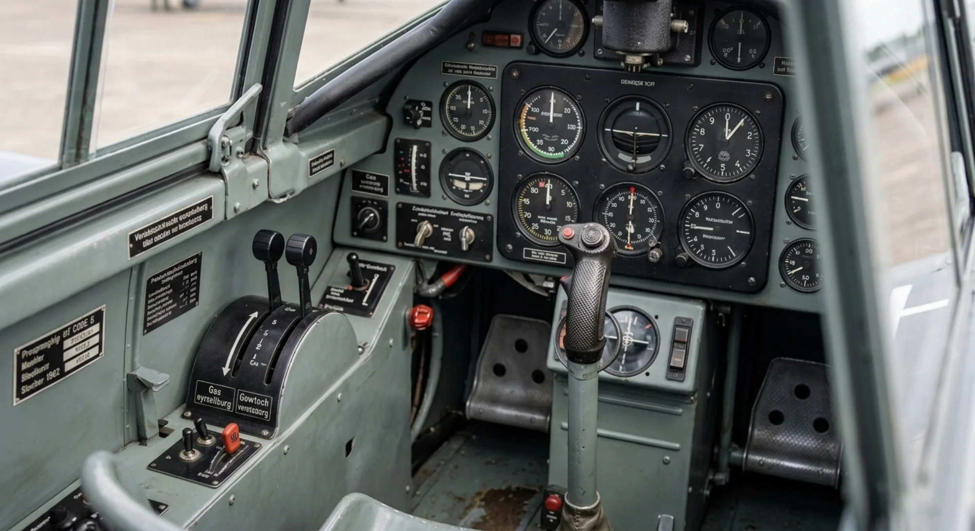 1935 Messerschmitt Bf 109 - Instrument Detail - Fighter aircraft