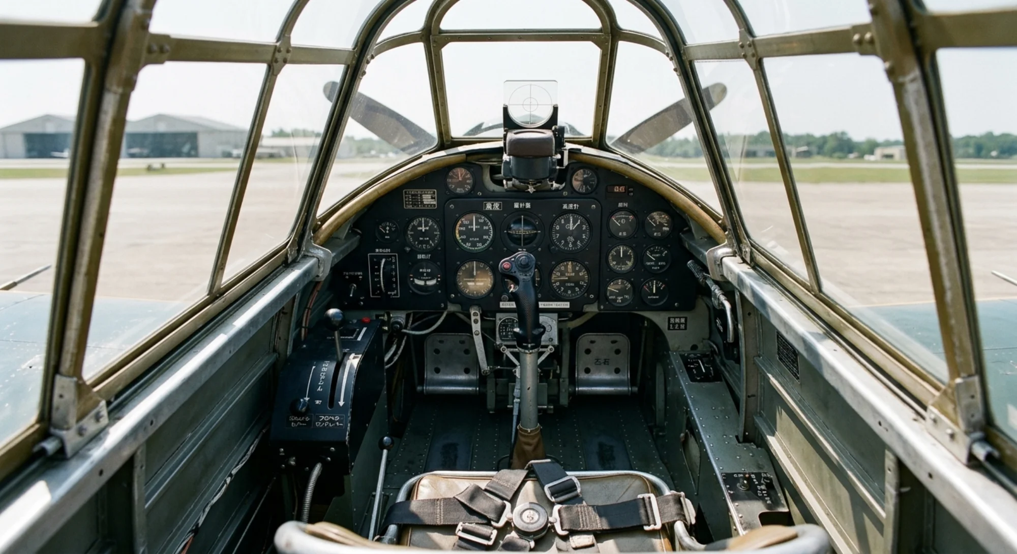 1939 Mitsubishi Aircraft Mitsubishi A6M Zero - Cockpit - Fighter aircraft