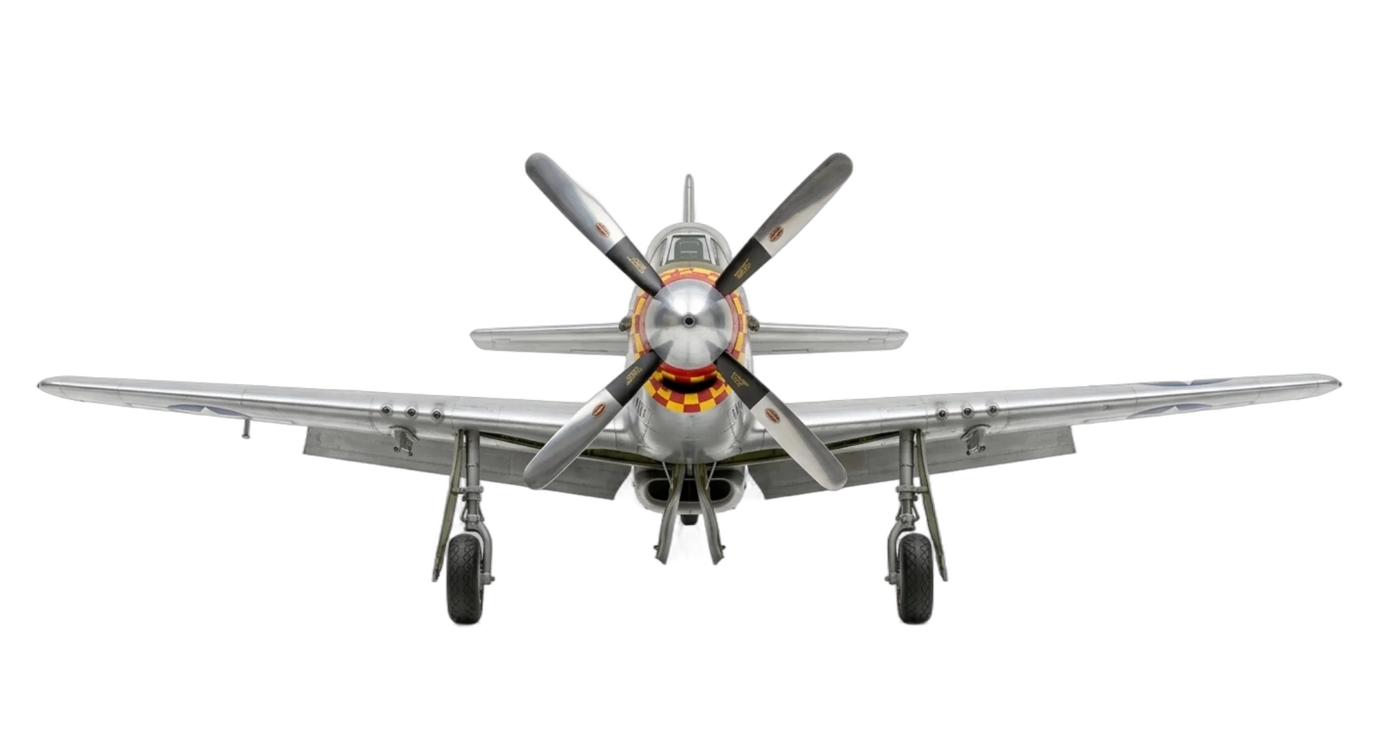 1940 North American Aviation P-51 Mustang - Front - Fighter aircraft